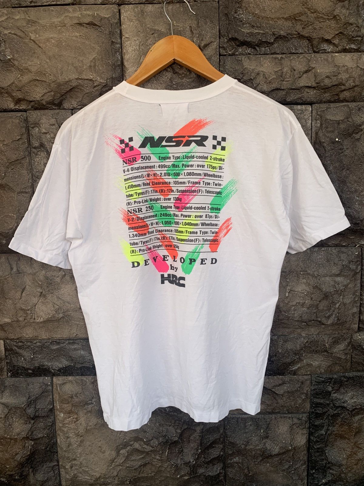 Honda × Vintage Vintage 90s Honda Racing NSR T shirt Size US M / EU 48-50 / 2 - 1 Thumbnail