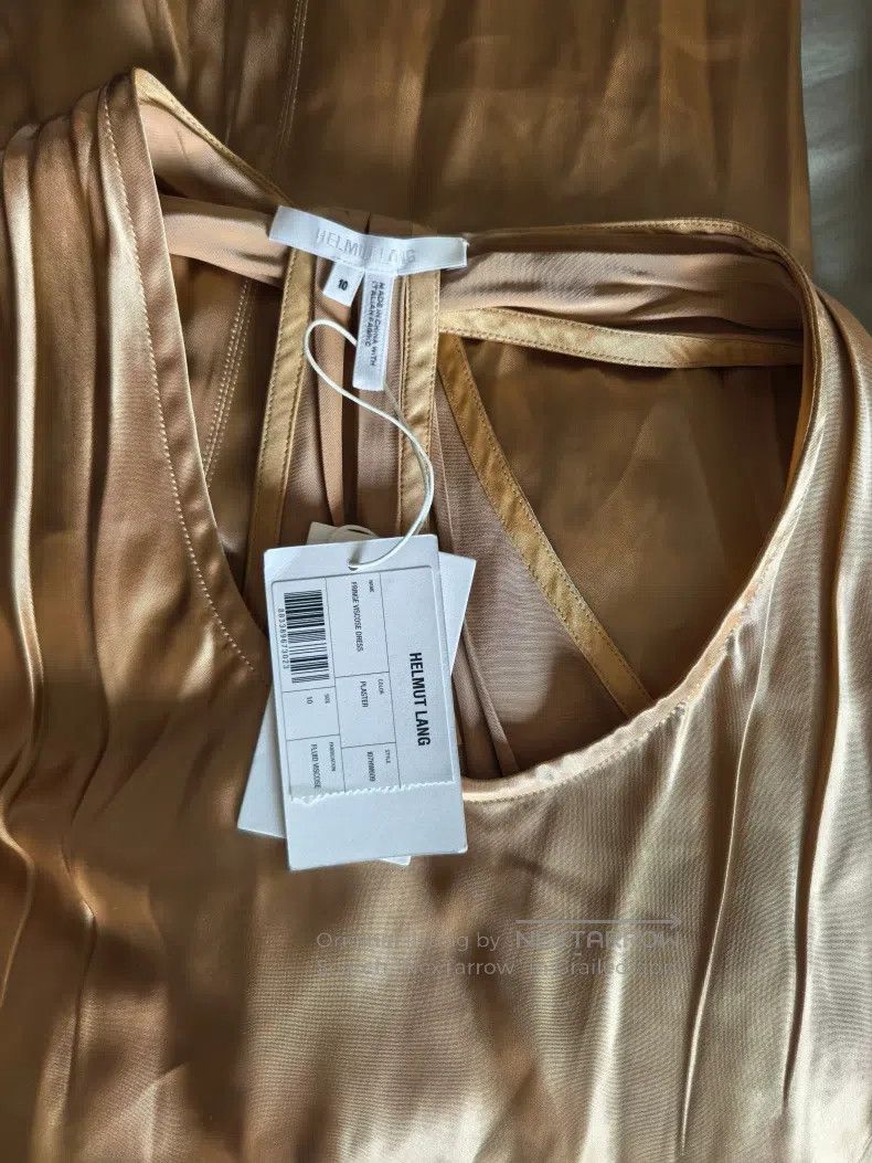 Helmut Lang Helmut Lang size 10 Champagne Gold Long Dress Size L / US 10 / IT 46 - 3 Thumbnail
