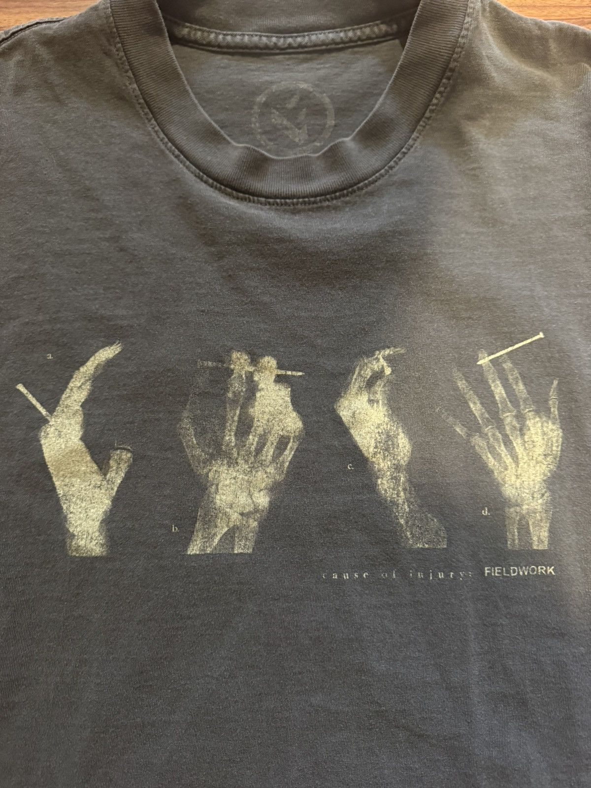 Vintage Vintage x Fieldwork Hand Tee Size US XL / EU 56 / 4 - 2 Thumbnail