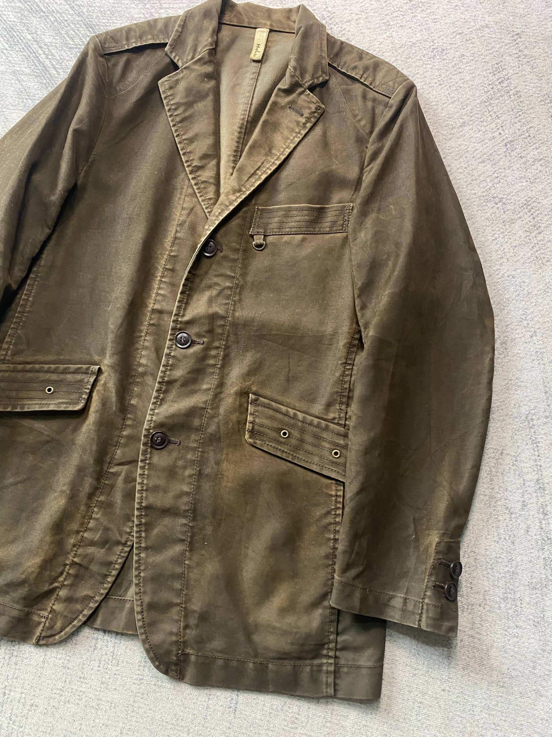 Le Grande Bleu (L.G.B.) Archive HaLb Japan Cotton Twill Military Workwear Jacket Size US S / EU 44-46 / 1 - 5 Thumbnail