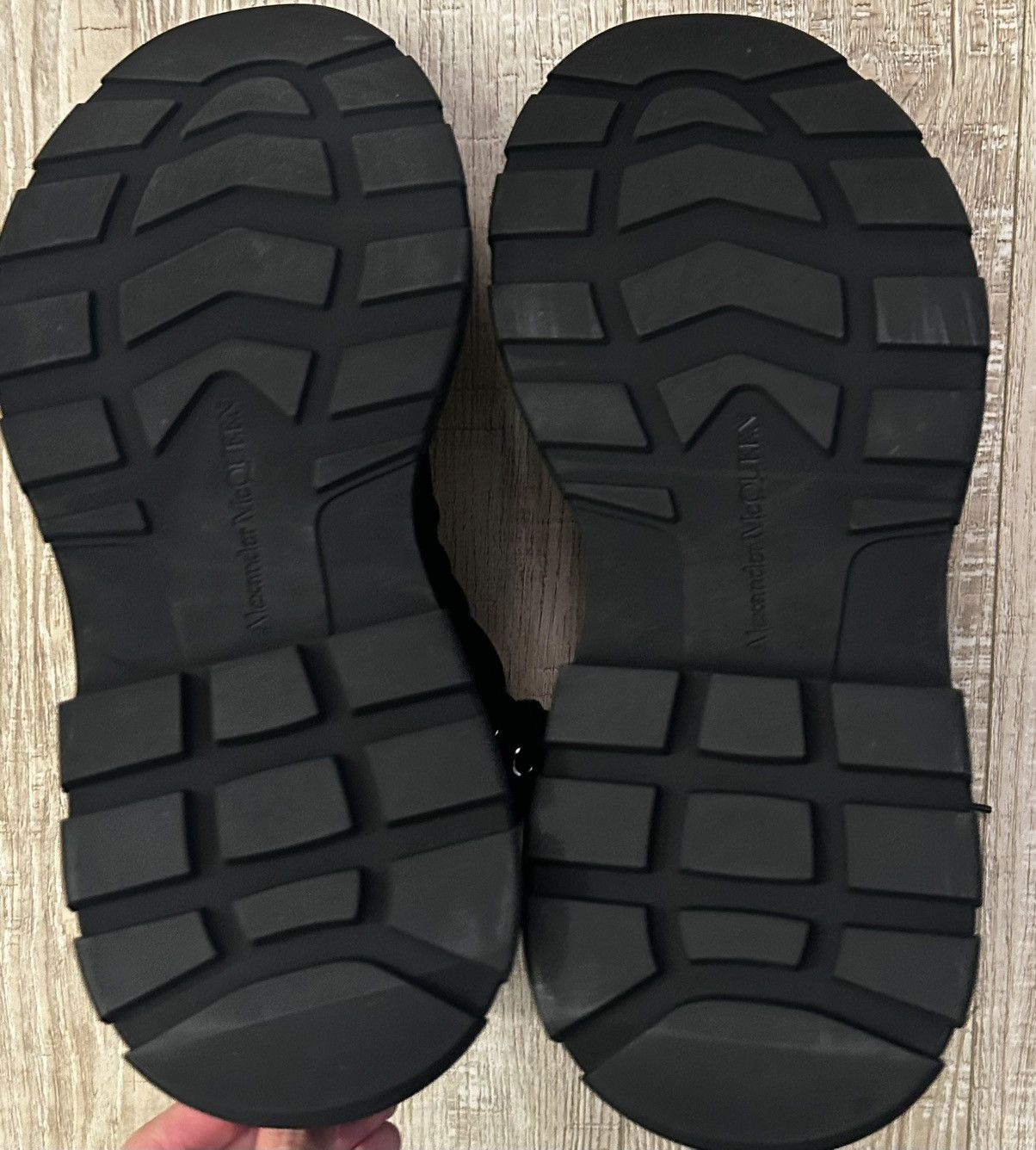 McQ Alexander McQueen Alexander McQueen Women's Tread Slick Boot in Black Size US 10 / IT 40 - 6 Thumbnail