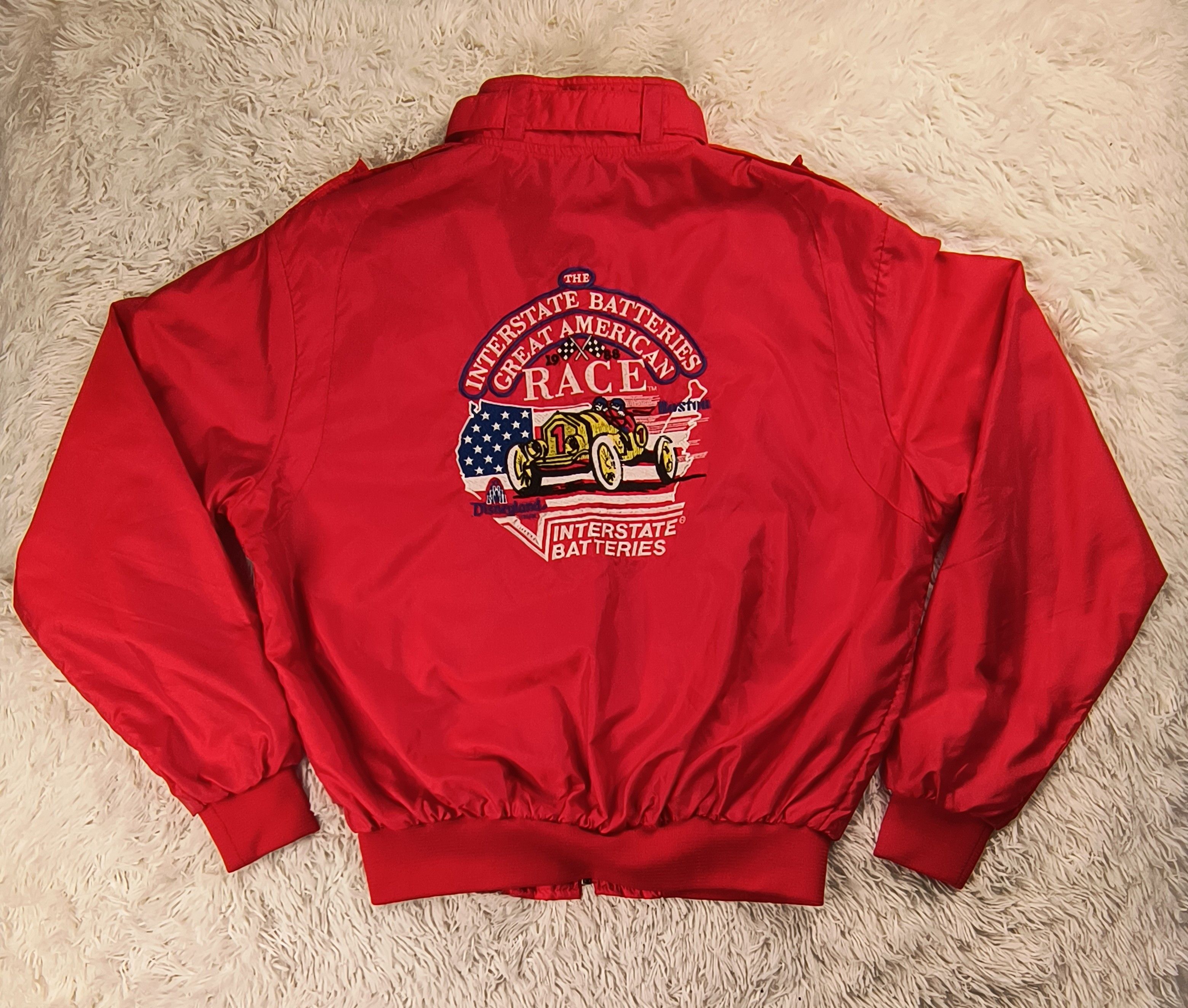 Disney Vintage interstate batteries race Disneyland 1988 jacket Size US XL / EU 56 / 4 - 2 Thumbnail