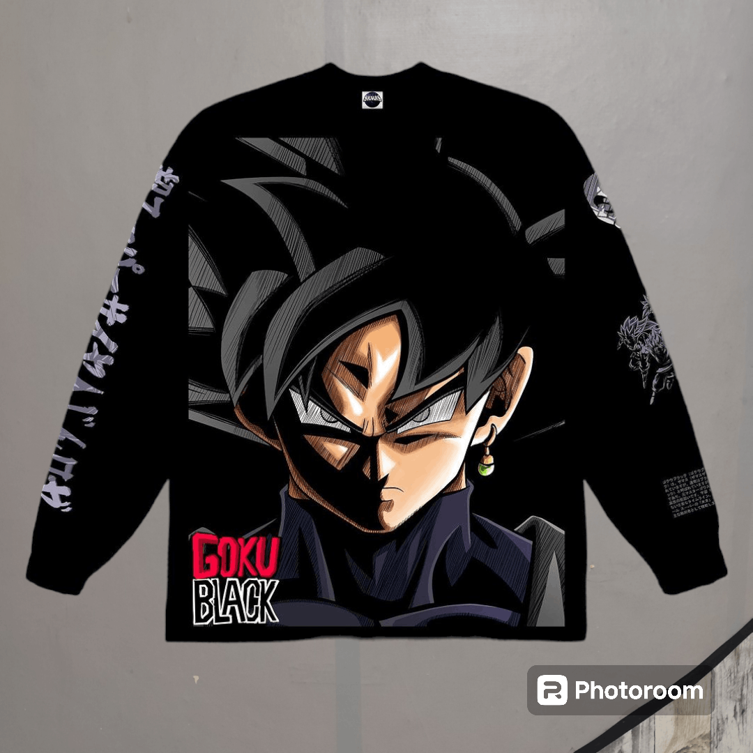 image of Anima Modern Dragon Ball Super : Black Goku Tee By Skaars, Men's (Size XL)