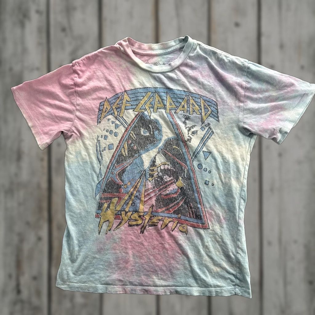 Vintage VINTAGE Def Leppard T-Shirt Men Small Tie Dye Hysteria Tour 80s Band Rock Memorabilia Size US S / EU 44-46 / 1 - 1 Thumbnail