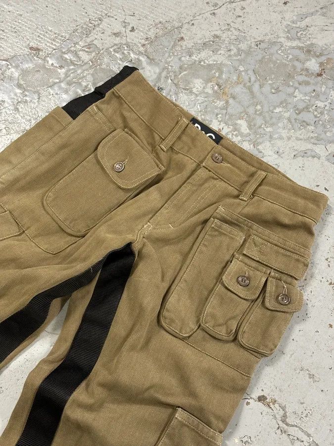 Dolce & Gabbana AW2003 Dolce & Gabbana Khaki Cargo Bondage Pants Size US 30 / EU 46 - 6 Thumbnail
