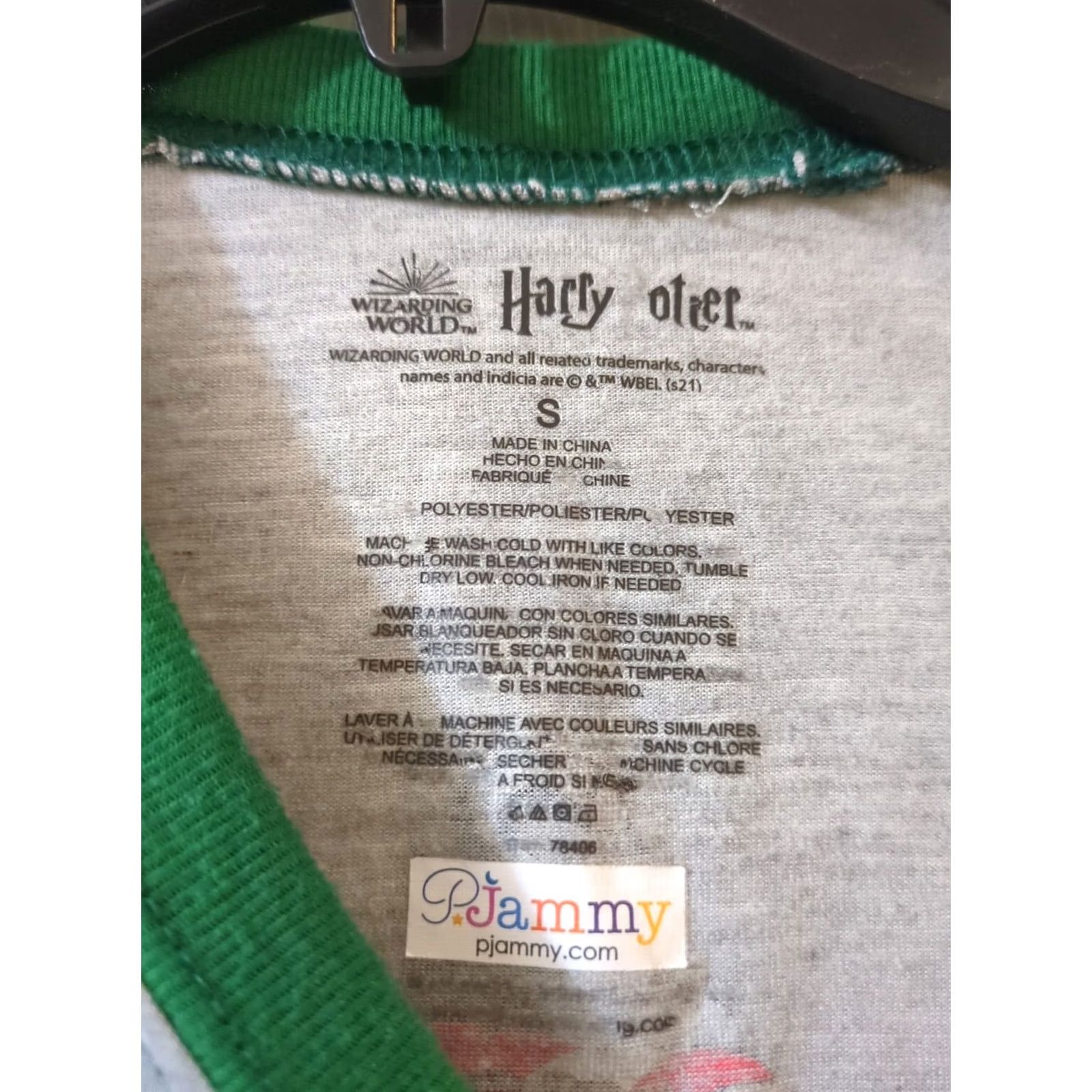Vintage VINTAGE Harry Potter Pajama Nightgown Sleep Shirt Women S Gray Long Sleeve Polyester Gown Theme Harry Potter Mens Girls Size S / US 4 / IT 40 - 2 Thumbnail