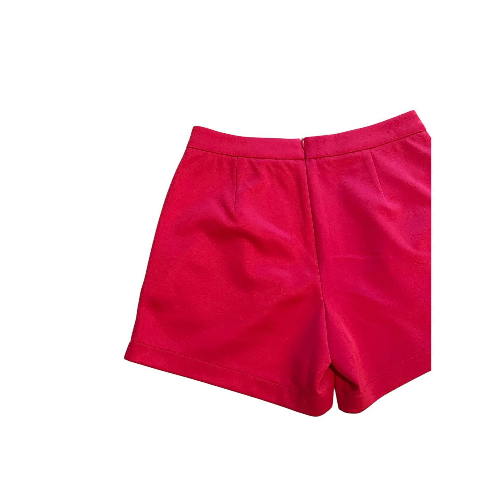 Other Ellison Hot Pink Pleated Pocketed High Rise Classy Shorts Size 28" / US 6 / IT 42 - 6 Thumbnail