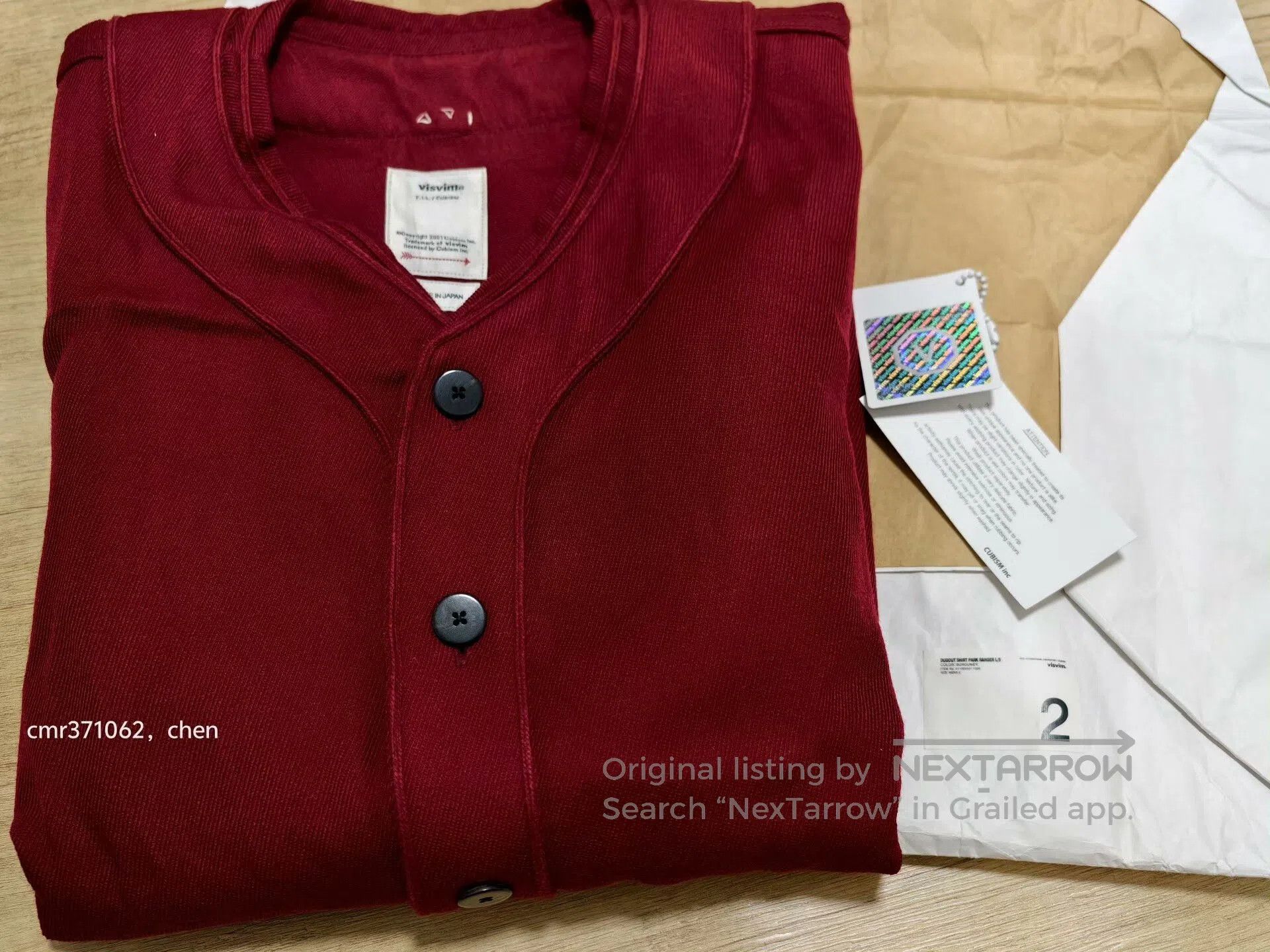 Visvim visvim 18AW Dugout Park Ranger L/S. Size US M / EU 48-50 / 2 - 8 Thumbnail