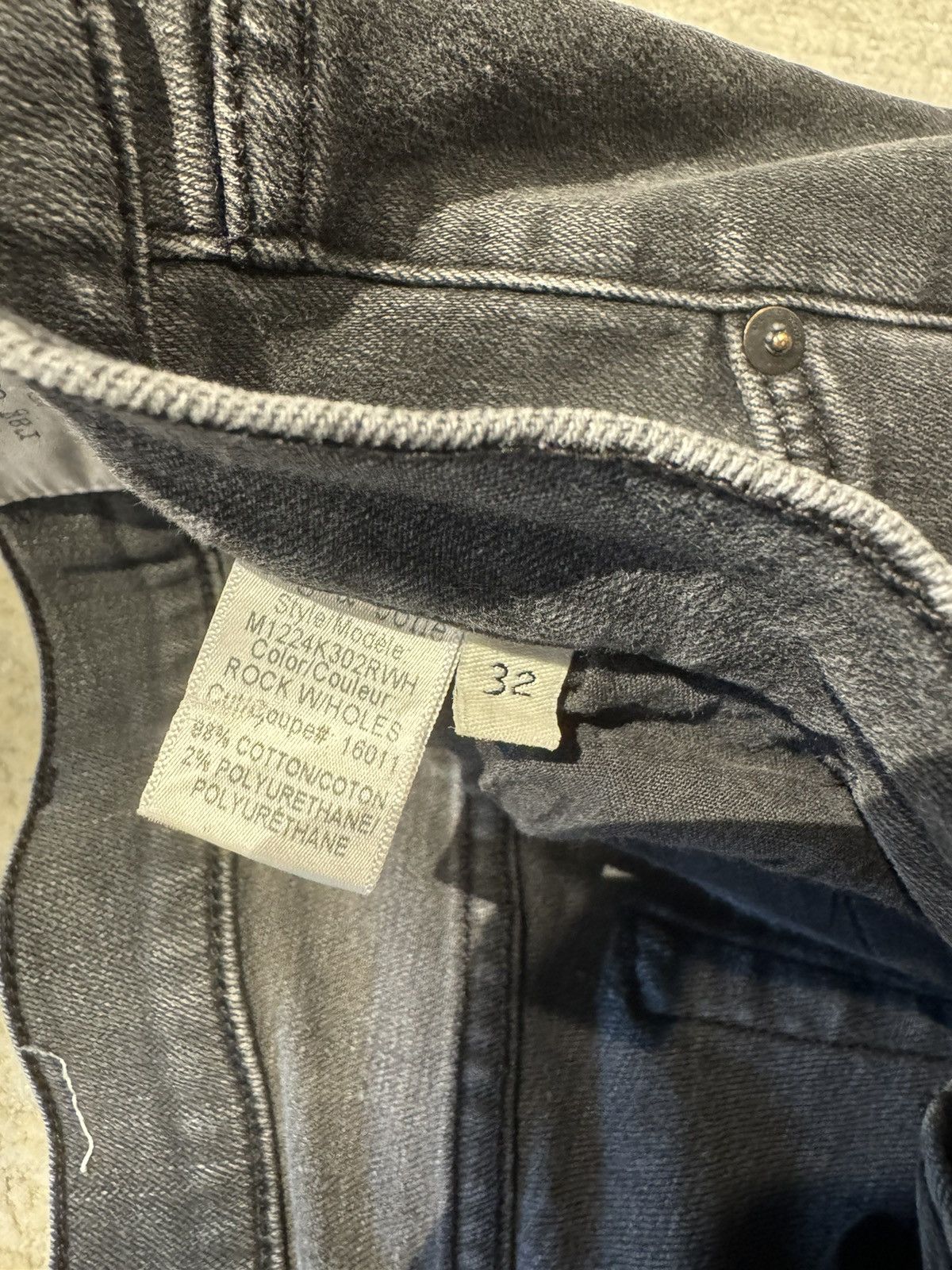 Rag & Bone Fit 1 Black Rag & Bone Jeans Size US 32 / EU 48 - 4 Thumbnail
