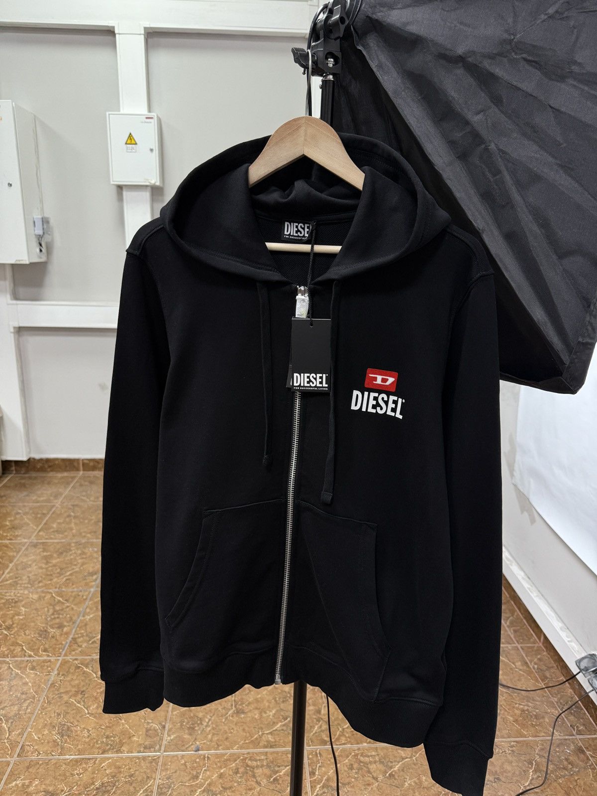 Diesel × Vintage Vintage Y2k Diesel Archive Zip Sweatshirt 00s