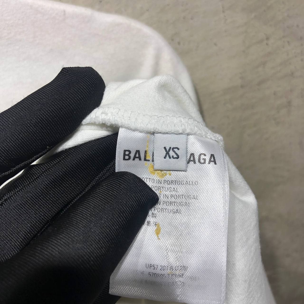 Balenciaga Balenciaga Logo Tattoo Embroidered tee Size US L / EU 52-54 / 3 - 8 Thumbnail