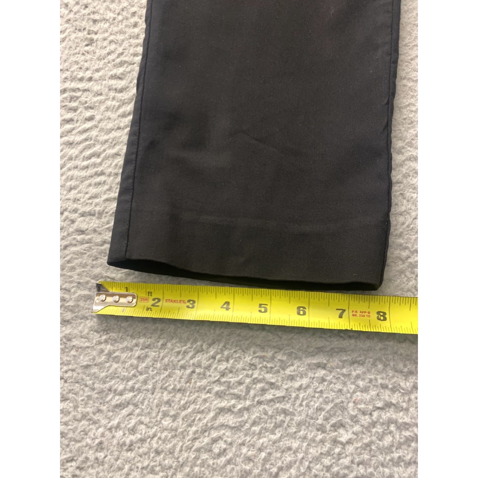 Tommy Hilfiger VINTAGE Tommy Hilfiger Pants Mens 36x30 Chino Casual Straight Fit Black Cotton Nylon Rayon Size US 36 / EU 52 - 6 Thumbnail