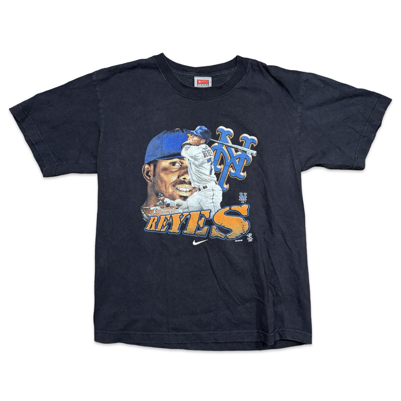 Nike Vintage Nike Team Jose Reyes NYC Mets T-Shirt Size US XL / EU 56 / 4 - 1 Thumbnail