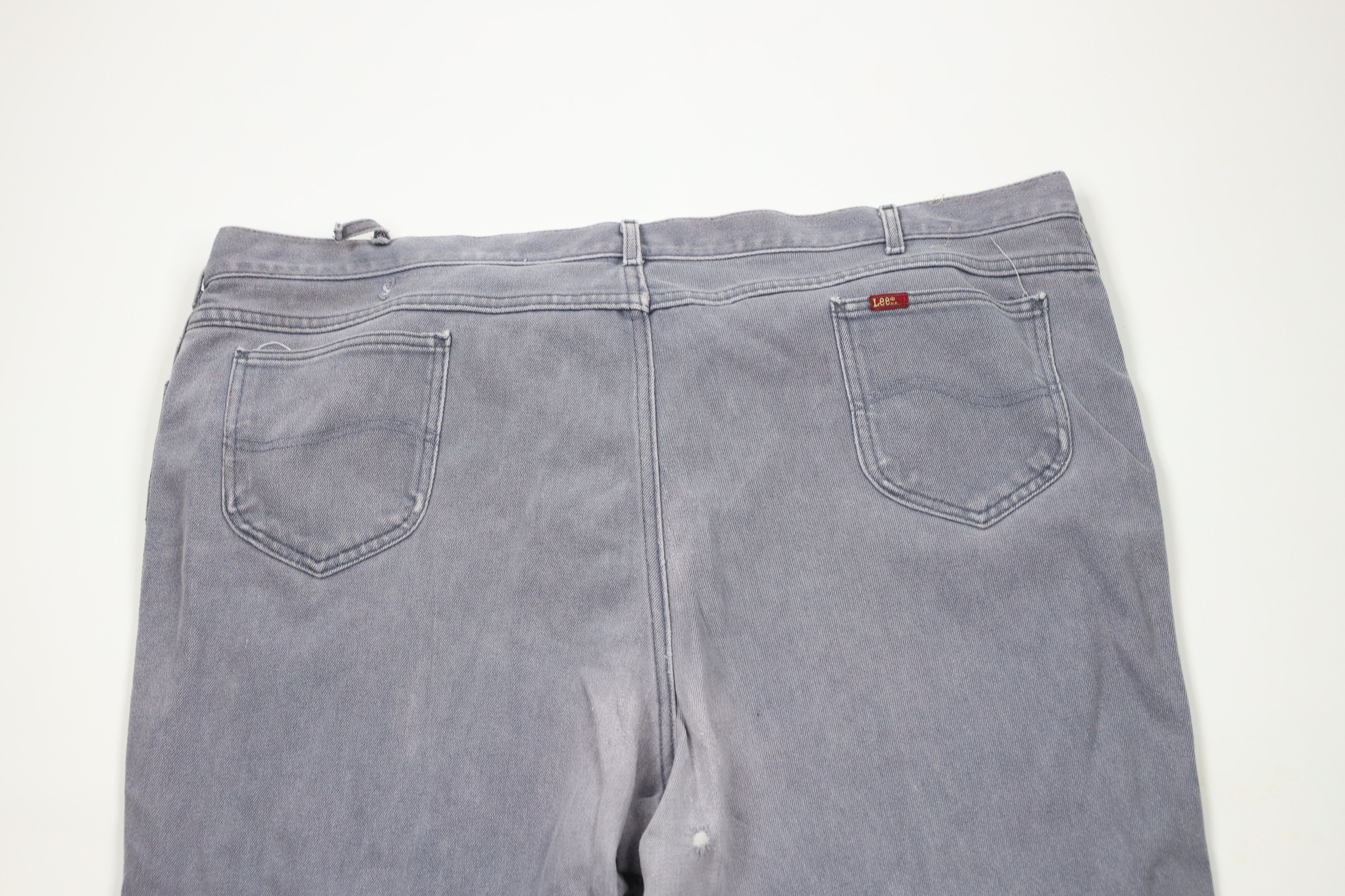 Lee × Vintage Vintage 90s Lee Flared Wide Leg Denim Jeans Blue USA Size US 44 / EU 60 - 12 Thumbnail