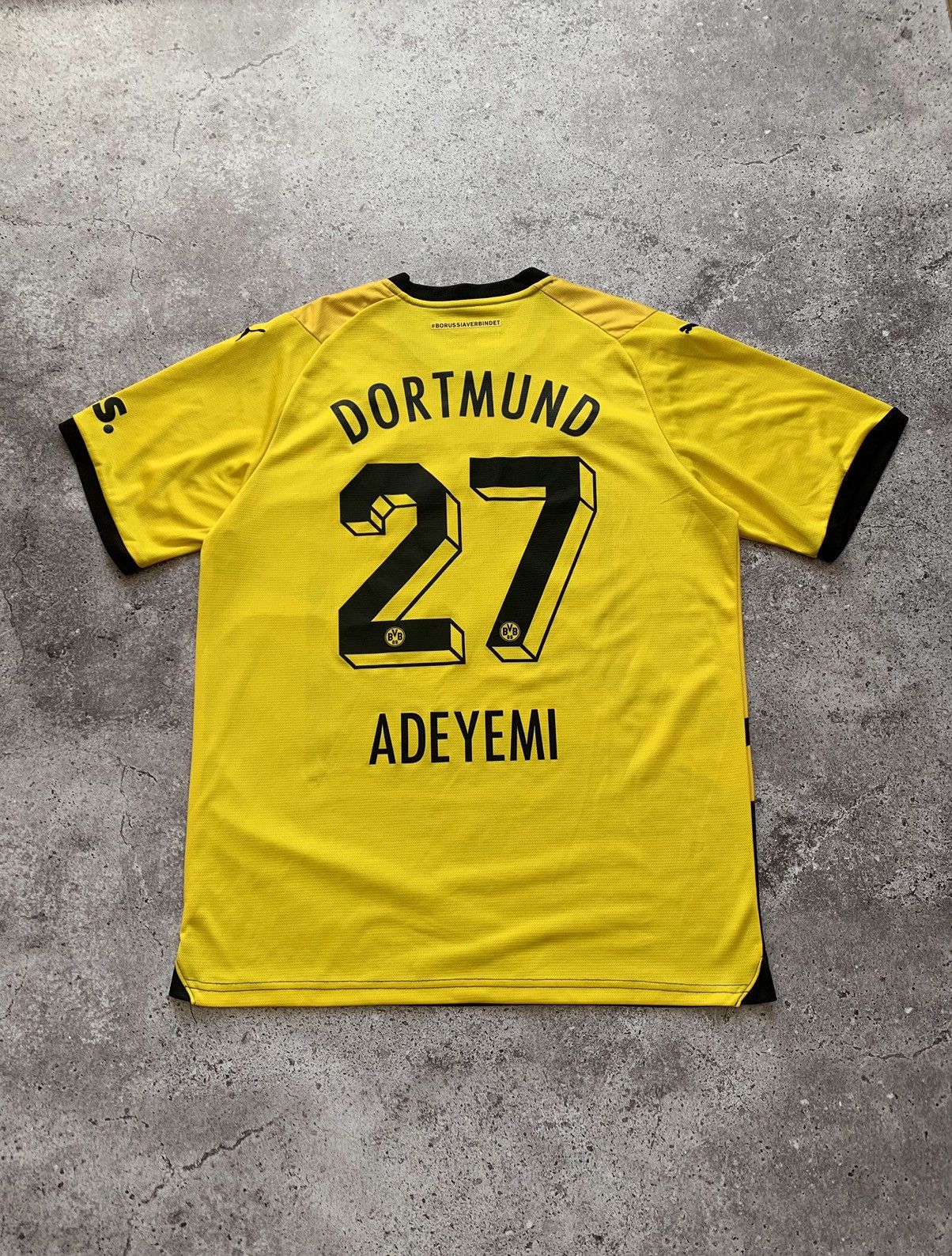 Puma × Vintage 🔥PUMA DORUSSIA DORTMUND 2023 2024 ADEYEMI #27 SOCCER JERSEY Size US XXL / EU 58 / 5 - 1 Thumbnail