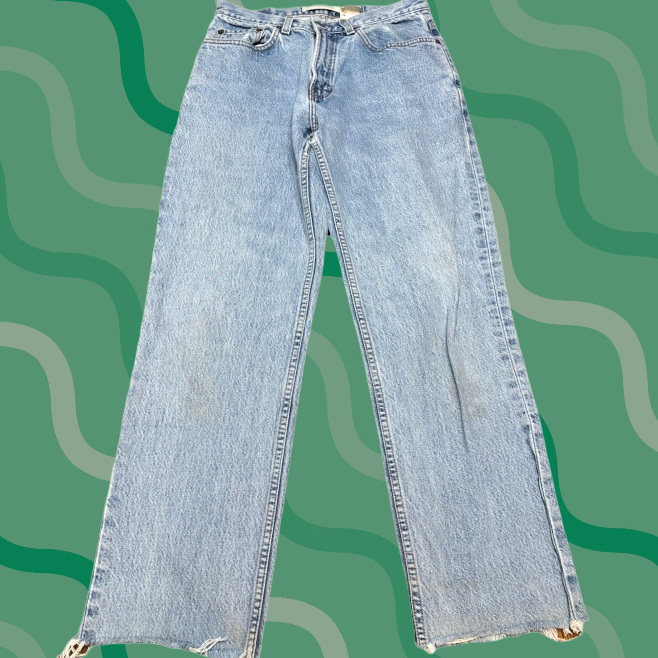 Gap VINTAGE Gap Jeans 29 Blue VTG 29x32 Denim Y2K Wash Size US 29 - 1 Thumbnail
