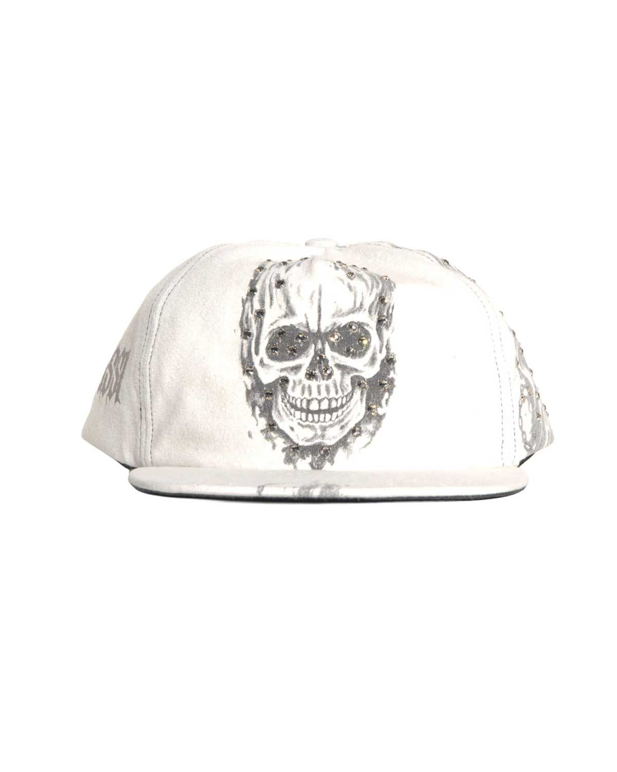 Other Bossi Vintage Rhinestone Snapback Hat White Size ONE SIZE - 1 Thumbnail