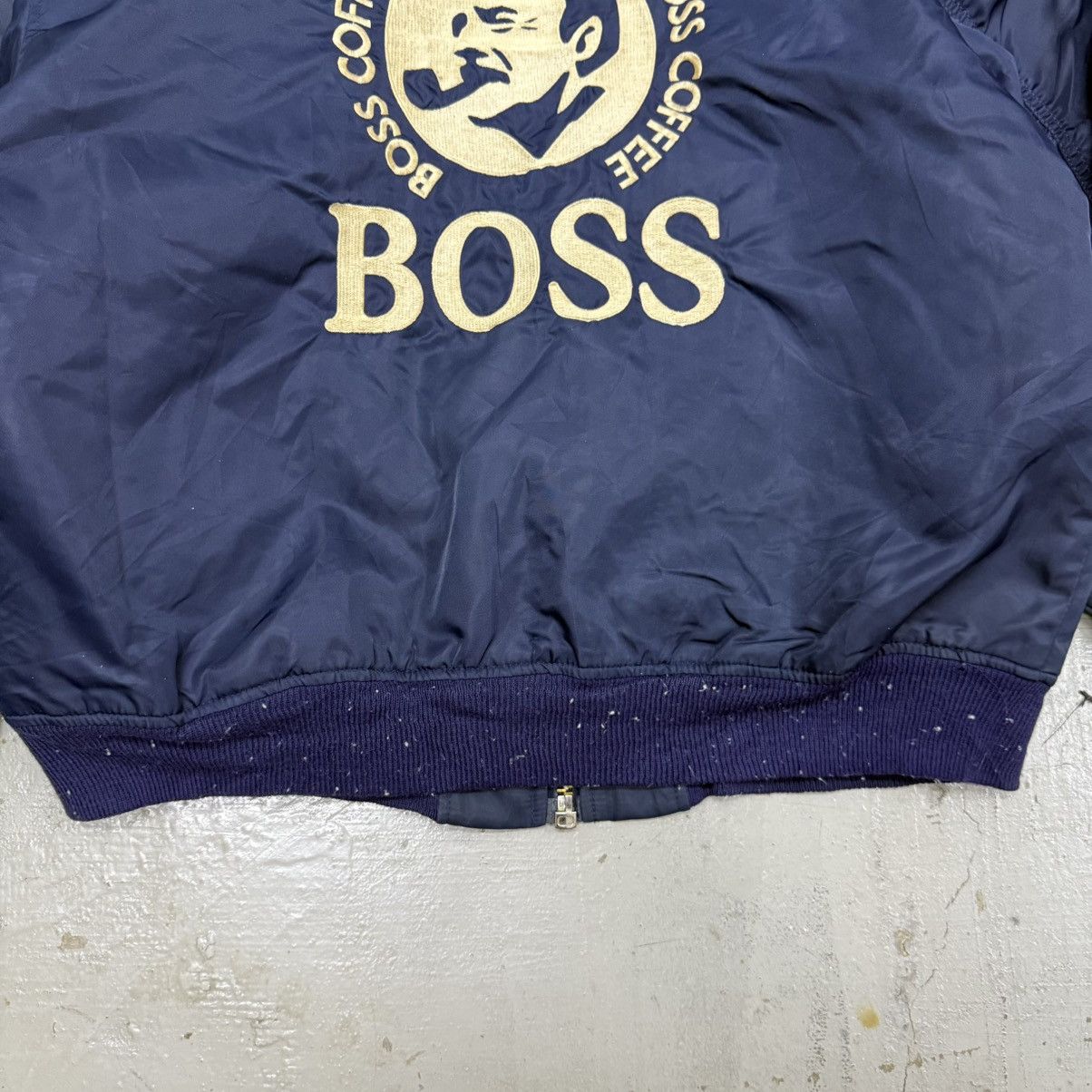 Mr. Gentleman 90’s SUNTORY BOSS COFFEE Japan MA-1 Bomber Jacket Size US L / EU 52-54 / 3 - 10 Thumbnail