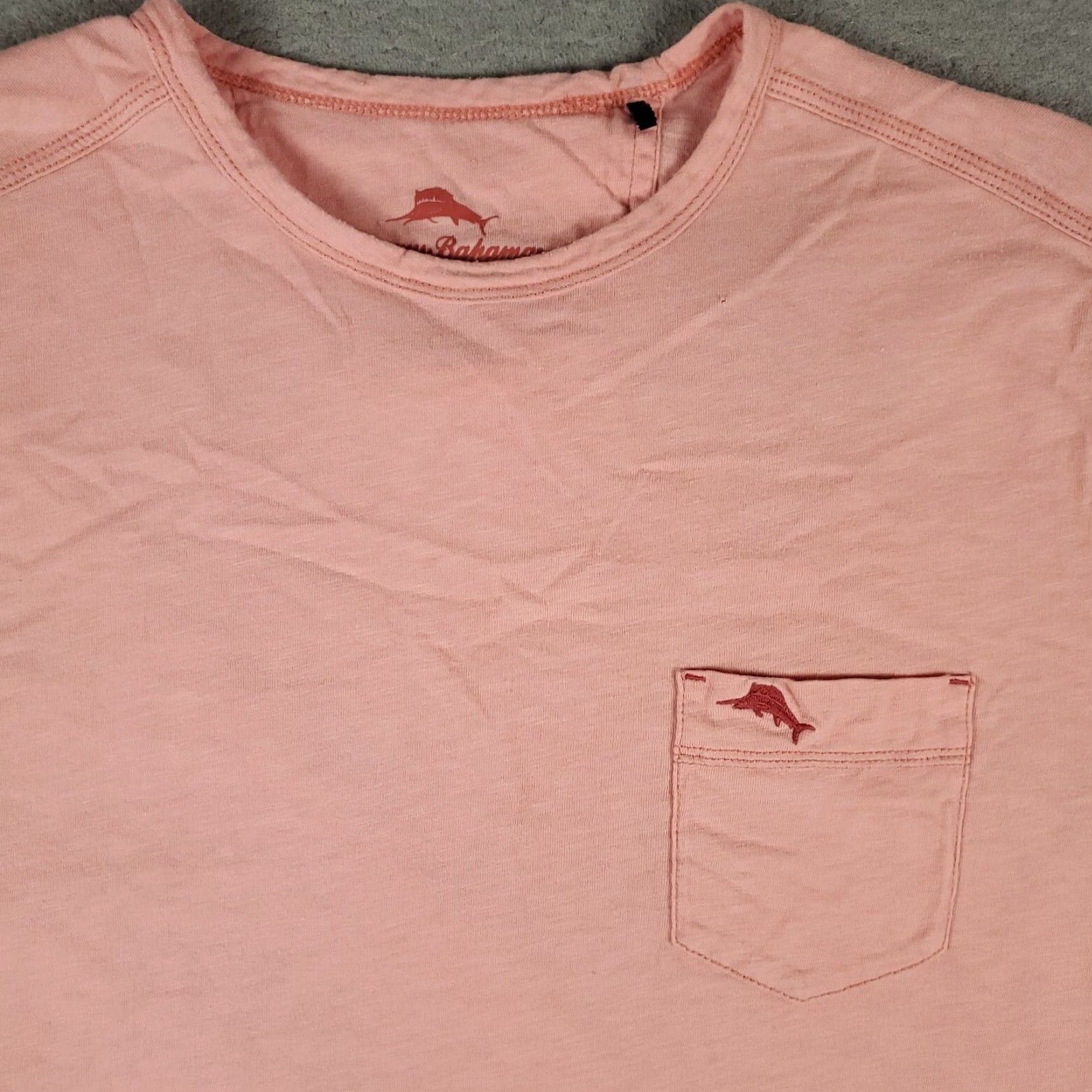 Tommy Bahama Tommy Bahama T-Shirt Mens Size Medium Pink Marlin Short Sleeve Crew Neck Logo, All Seasons, ClassicAmerican 90s? Size US M / EU 48-50 / 2 - 2 Thumbnail