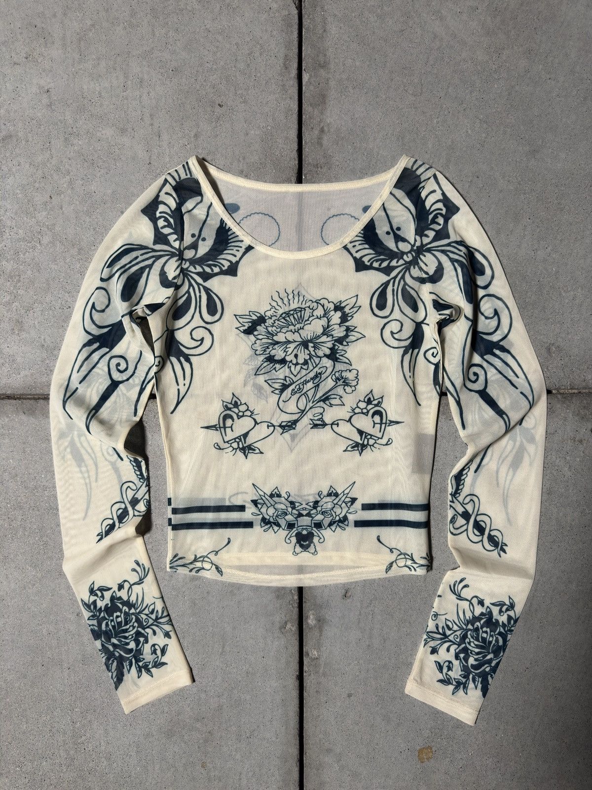 Ed Hardy Ed hardy mesh long sleeve Size S / US 4 / IT 40 - 1 Thumbnail
