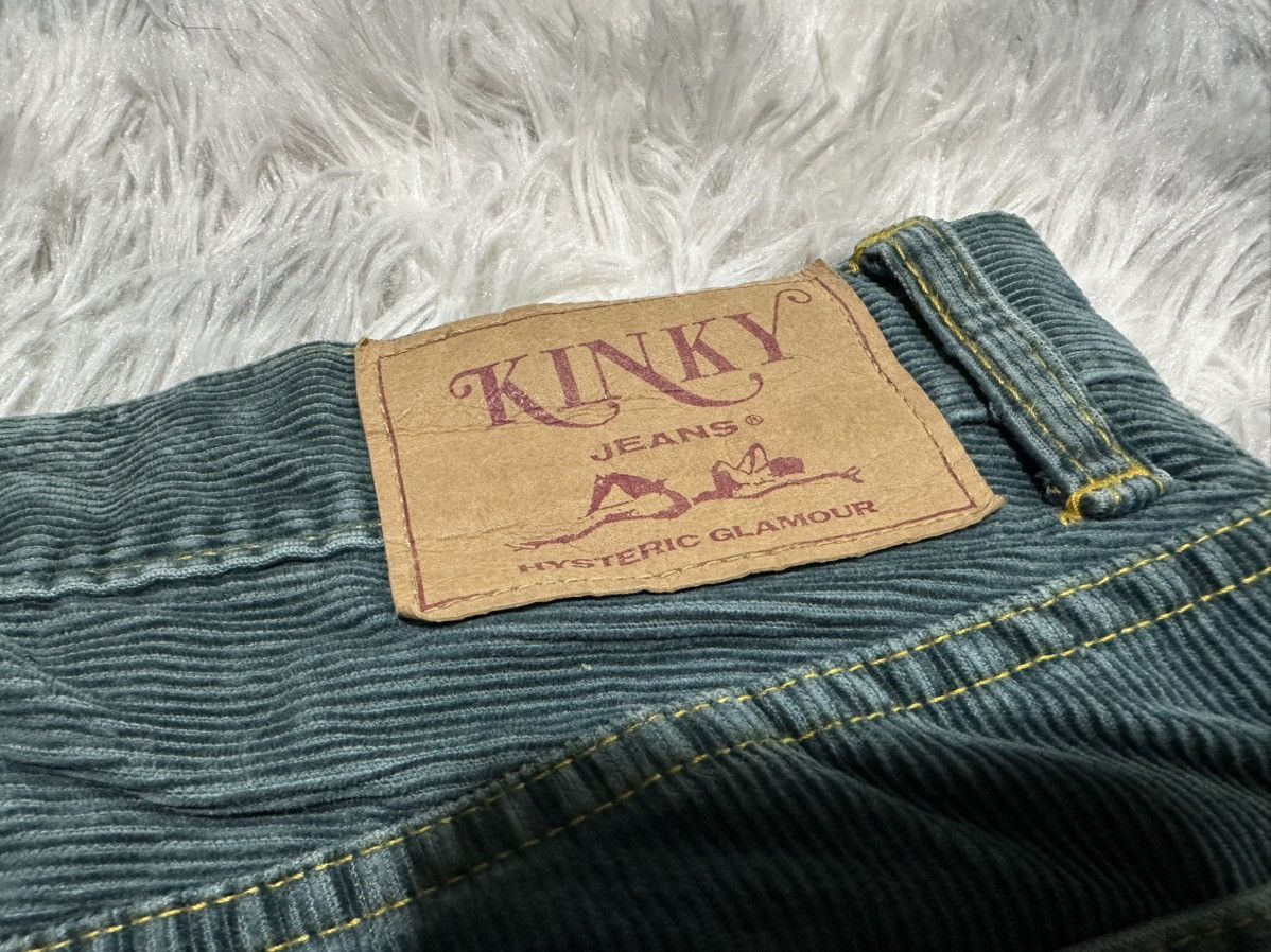Hysteric Glamour 🔥Sick Y2K Hysteric Glamour Corduroy Kinky Denim Size US 29 - 14 Thumbnail