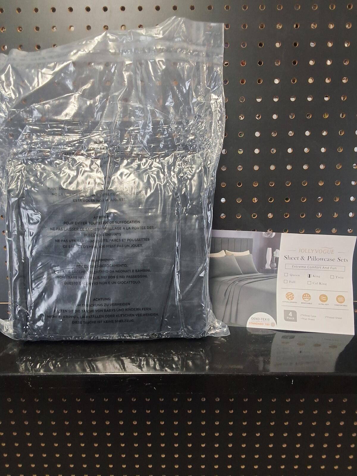 Other JollyVogue Queen Sheet & Pillowcase Set - Soft & Breathable Size ONE SIZE - 2 Thumbnail