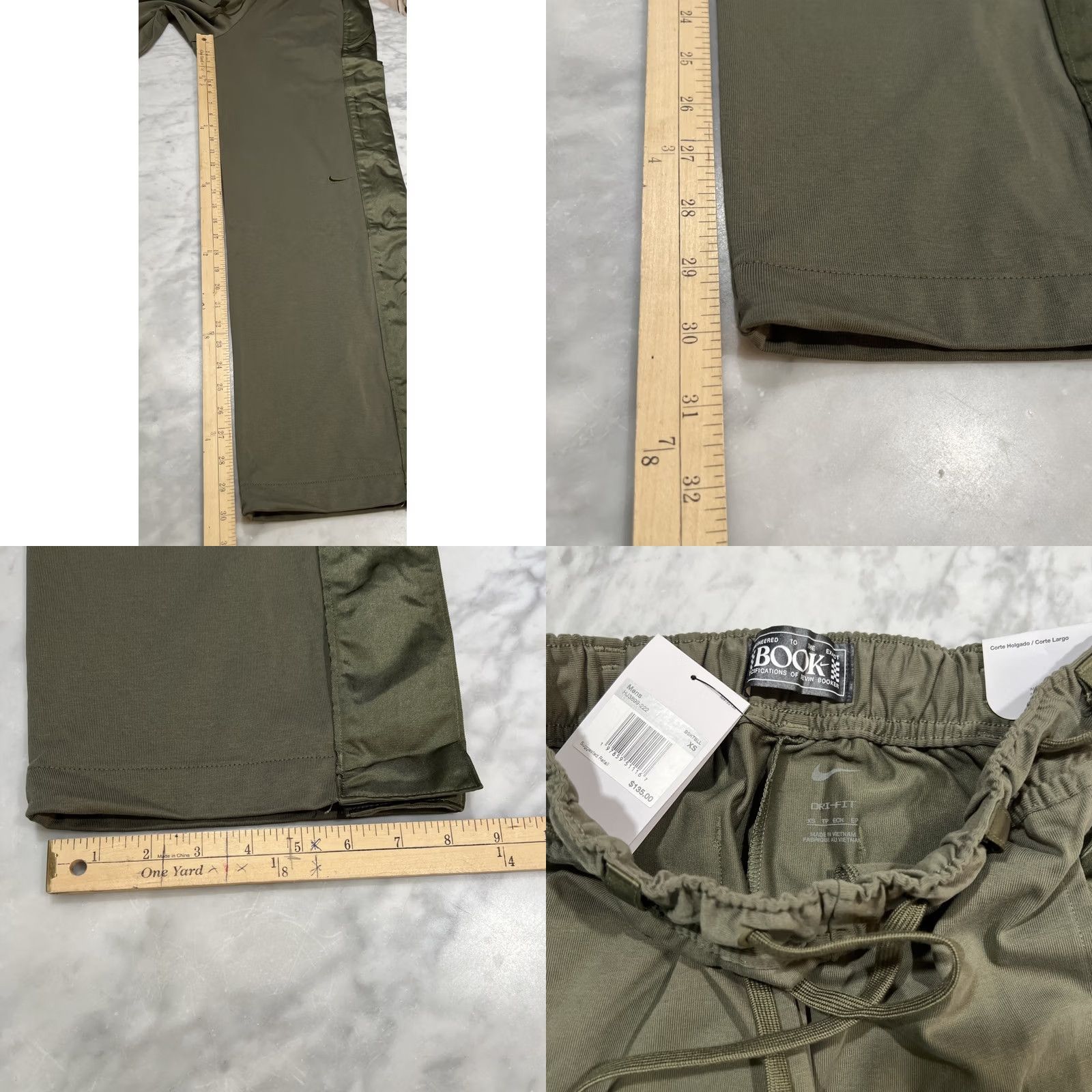 Nike Nike Devin Booker Dri-FIT Tear Away Pants Men Size XS Olive Green HJ3899-222 NWT Size US 27 - 9 Thumbnail