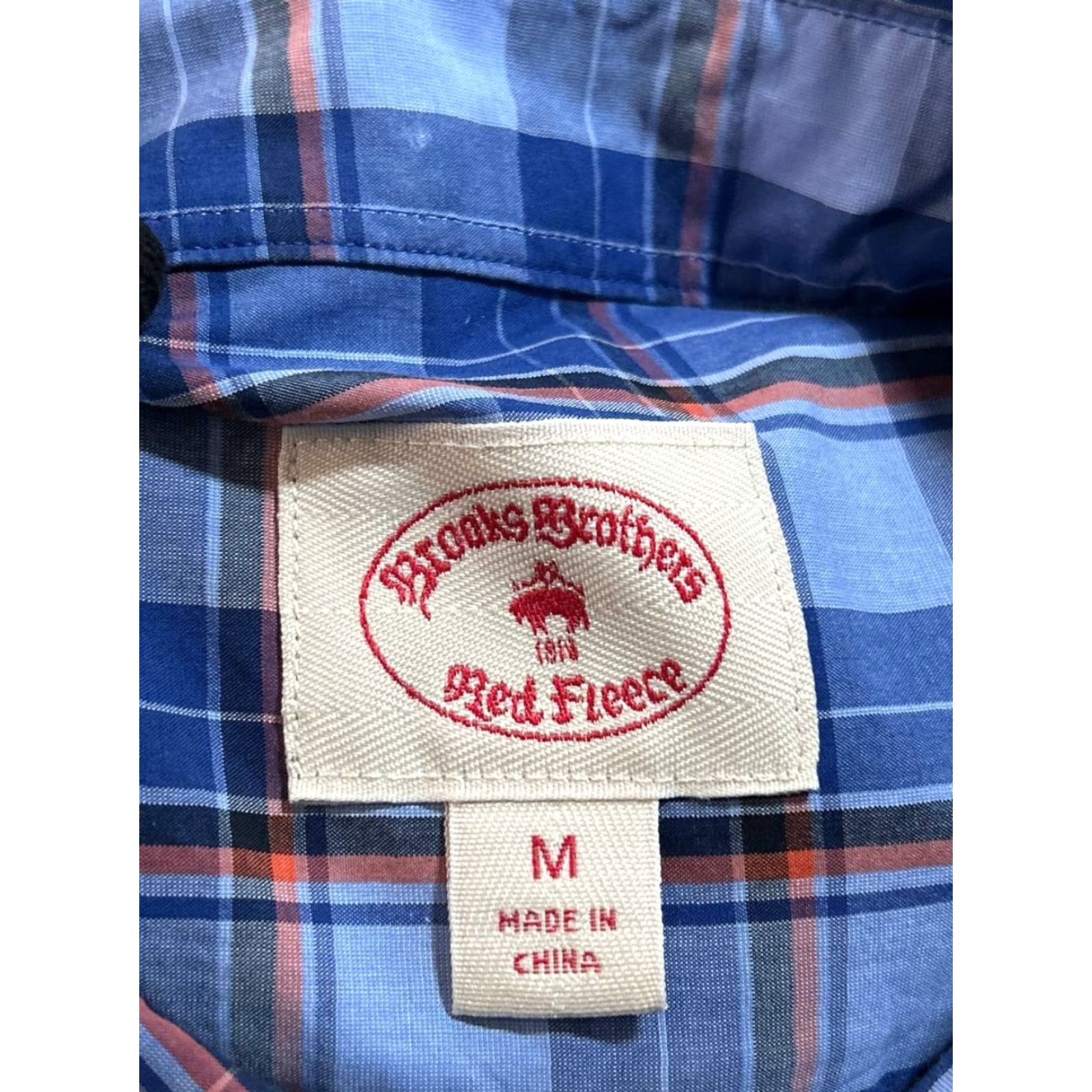 Brooks Brothers Brooks Brothers Shirt Mens Medium Blue Plaid Button-Down Shirt Button-Down Casual Classic Preppy Mens Size US M / EU 48-50 / 2 - 3 Thumbnail