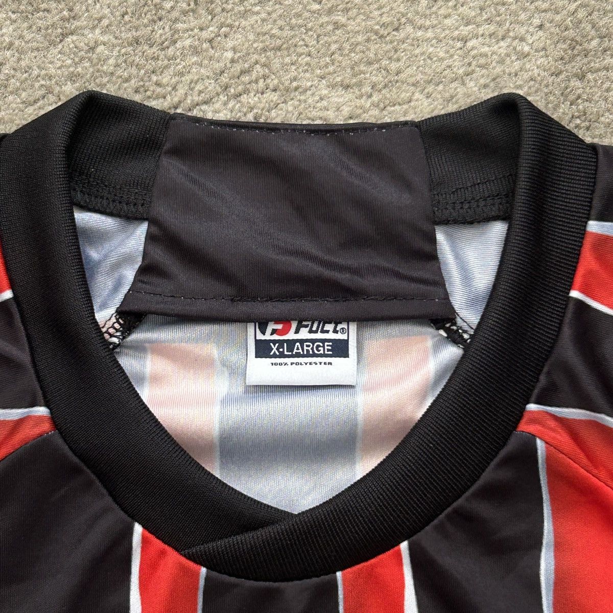 FUCT Fuct Eagle Striped Soccer Jersey Red XL FTP Supreme USA Size US XL / EU 56 / 4 - 3 Thumbnail