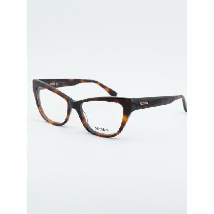 Max Mara Max Mara MM5053 052 Eyeglasses Havana 53mm Cat Eye Frame Size ONE SIZE - 1 Thumbnail