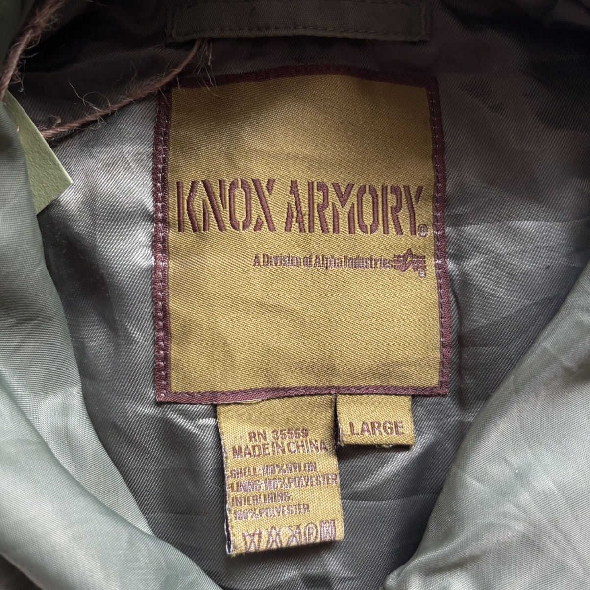 Alpha Industries Flight bomber jacket Knox armory by alpha industries Size US L / EU 52-54 / 3 - 7 Thumbnail