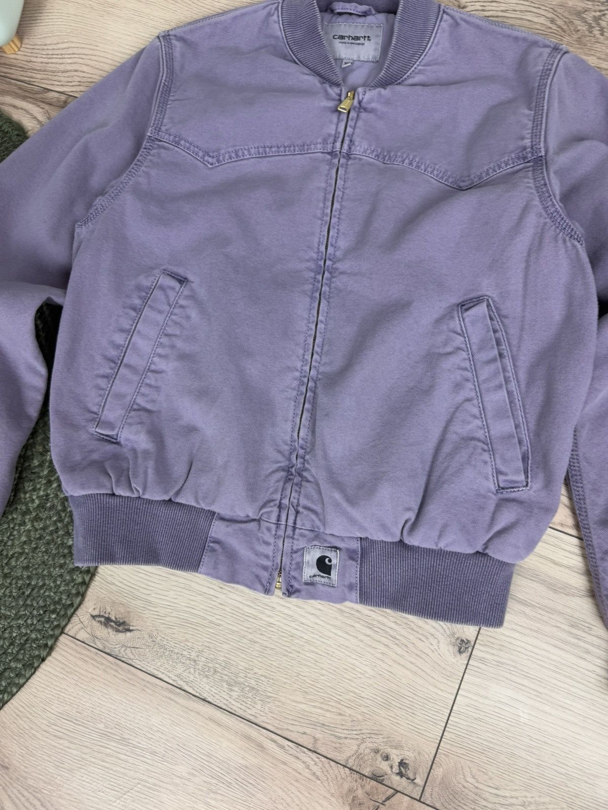 Carhartt Vintage Carhartt Santa Fe Bomber Jacket Size XS / US 0-2 / IT 36-38 - 3 Thumbnail