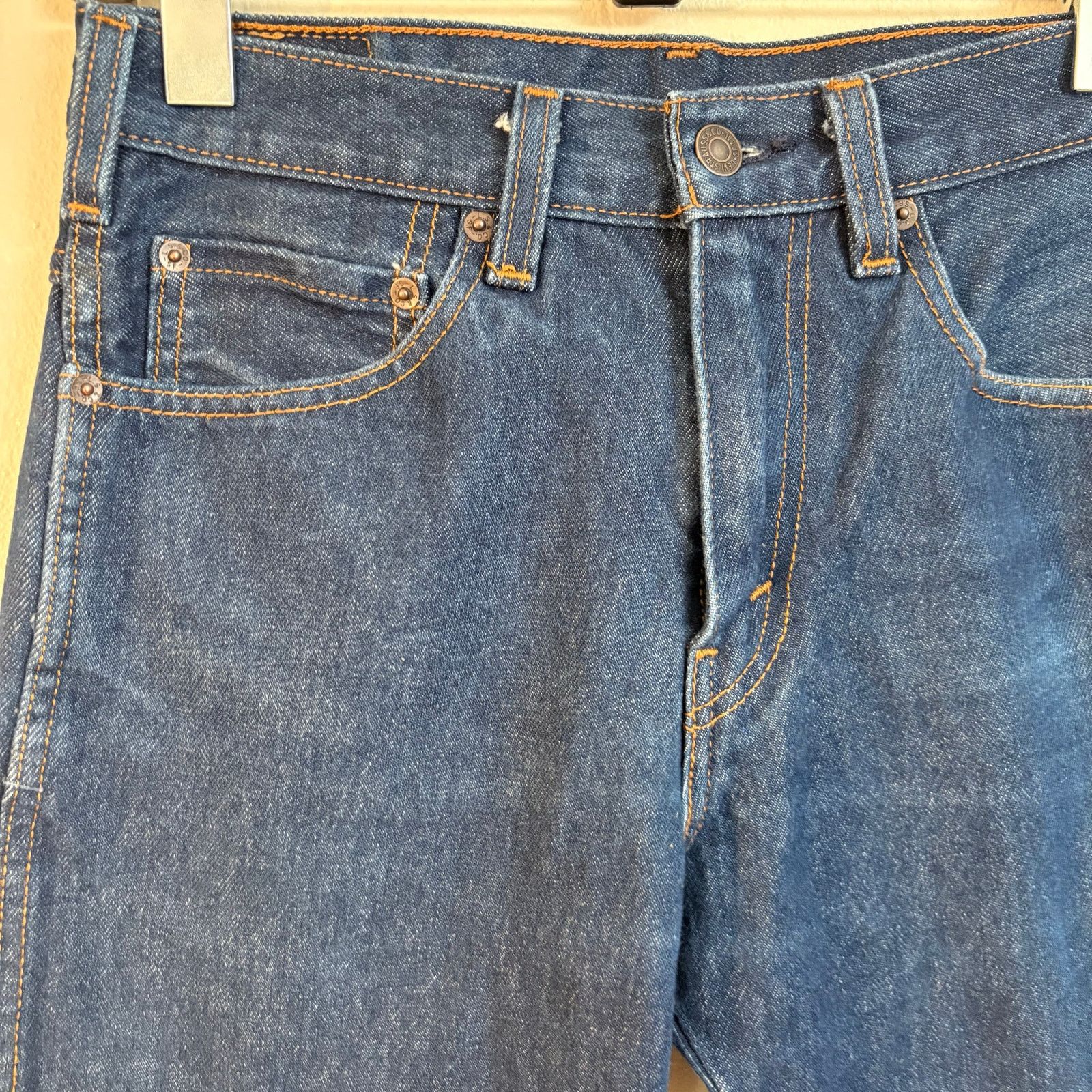 Levi's Levi's Western Fit Dark Blue Denim 5 Pocket Jeans Size US 27 - 2 Thumbnail