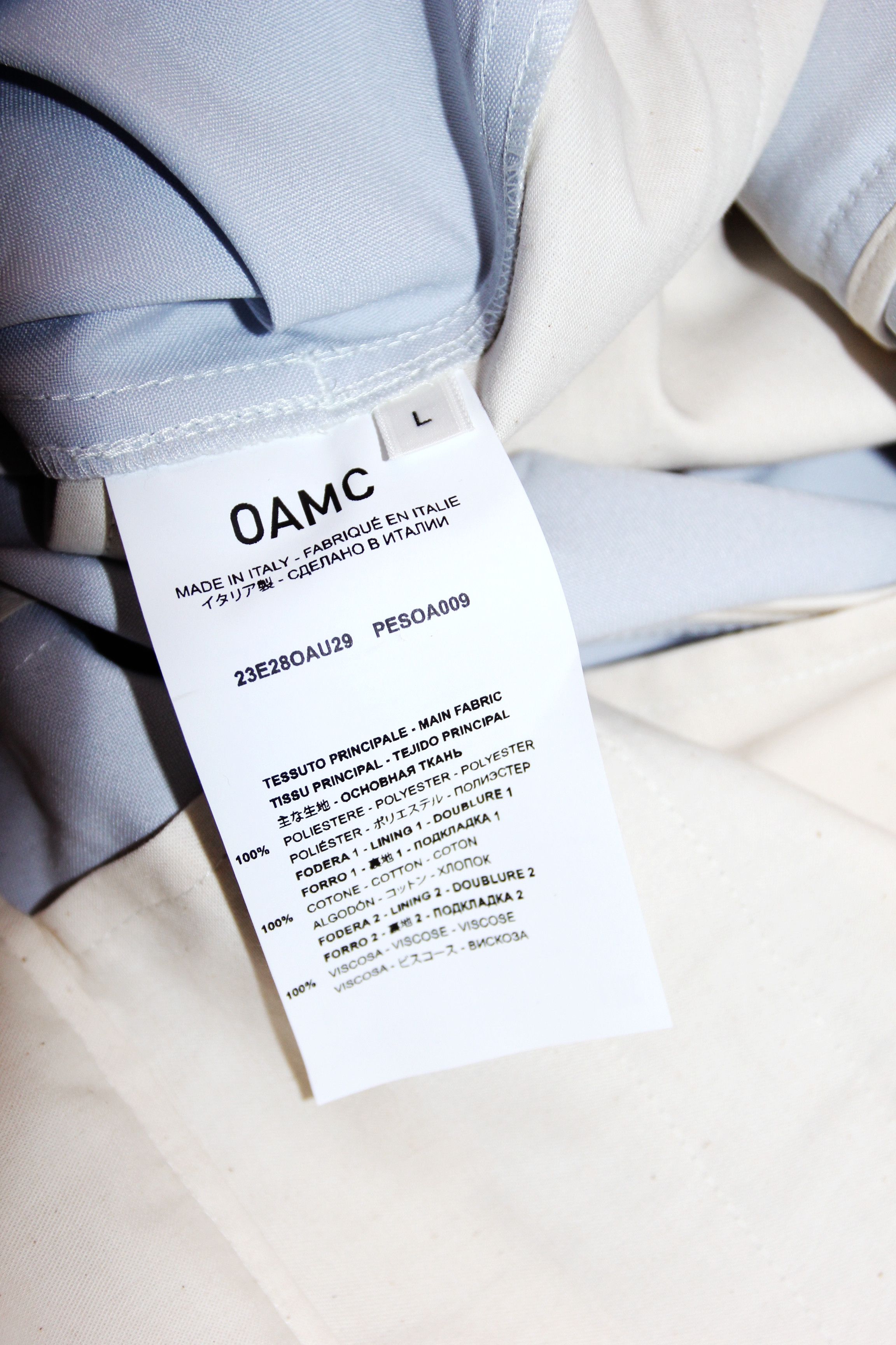 OAMC BNWT SS23 OAMC ACCENT STITCHING LONG BELTED SHORTS L Size US 34 / EU 50 - 9 Thumbnail