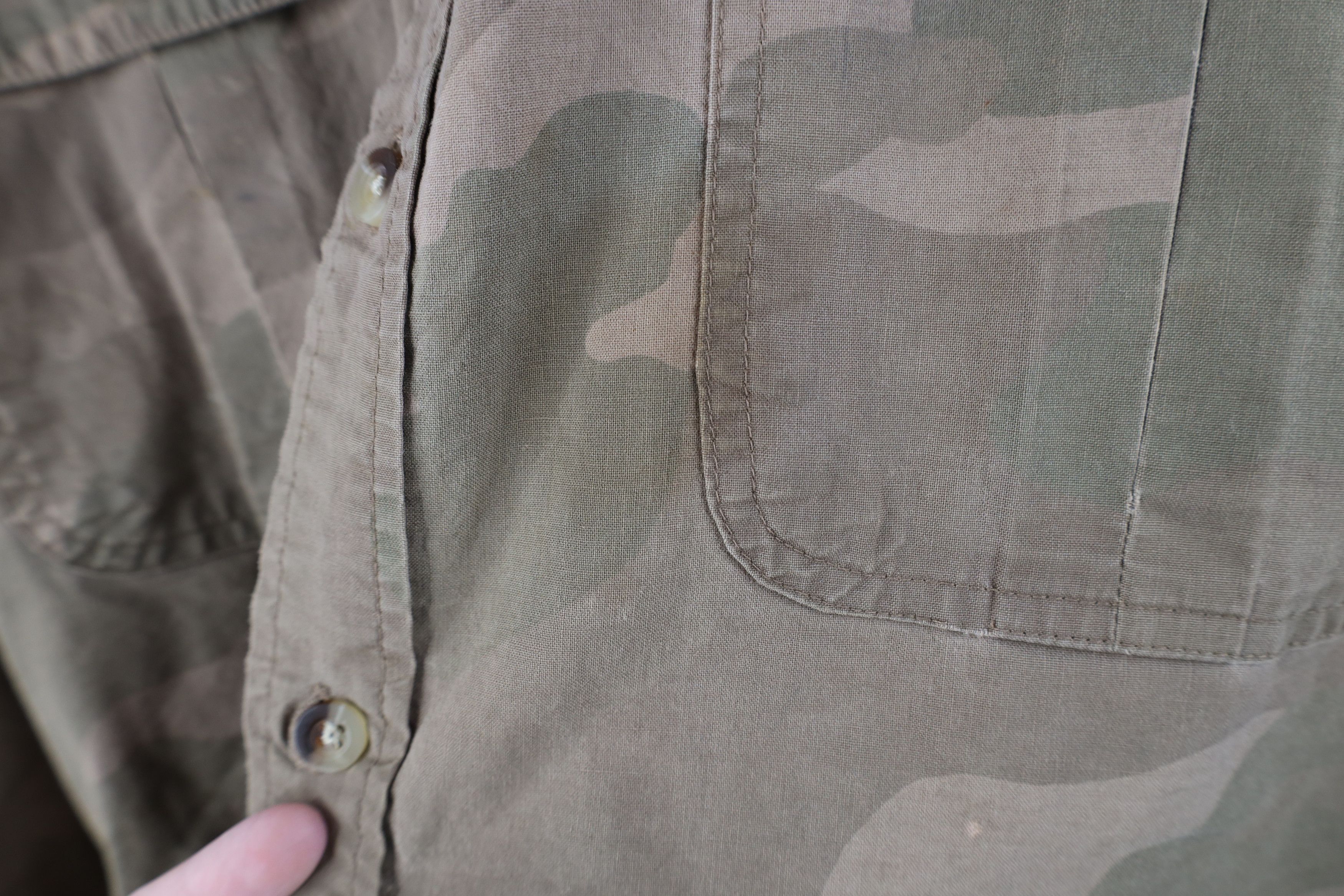 Vintage Vintage Streetwear Double Pocket Camouflage Button Shirt Size US XXL / EU 58 / 5 - 4 Thumbnail