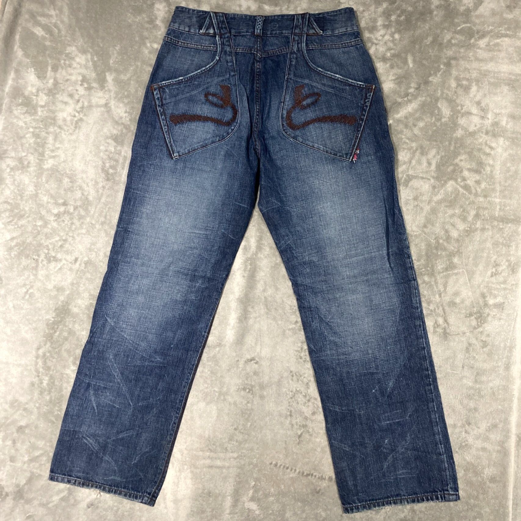 Coogi VINTAGE COOGI Jeans Australia Denim Embroidered Stitch Baggy Rap Hip Hop 36x34 Men Size US 36 / EU 52 - 3 Thumbnail