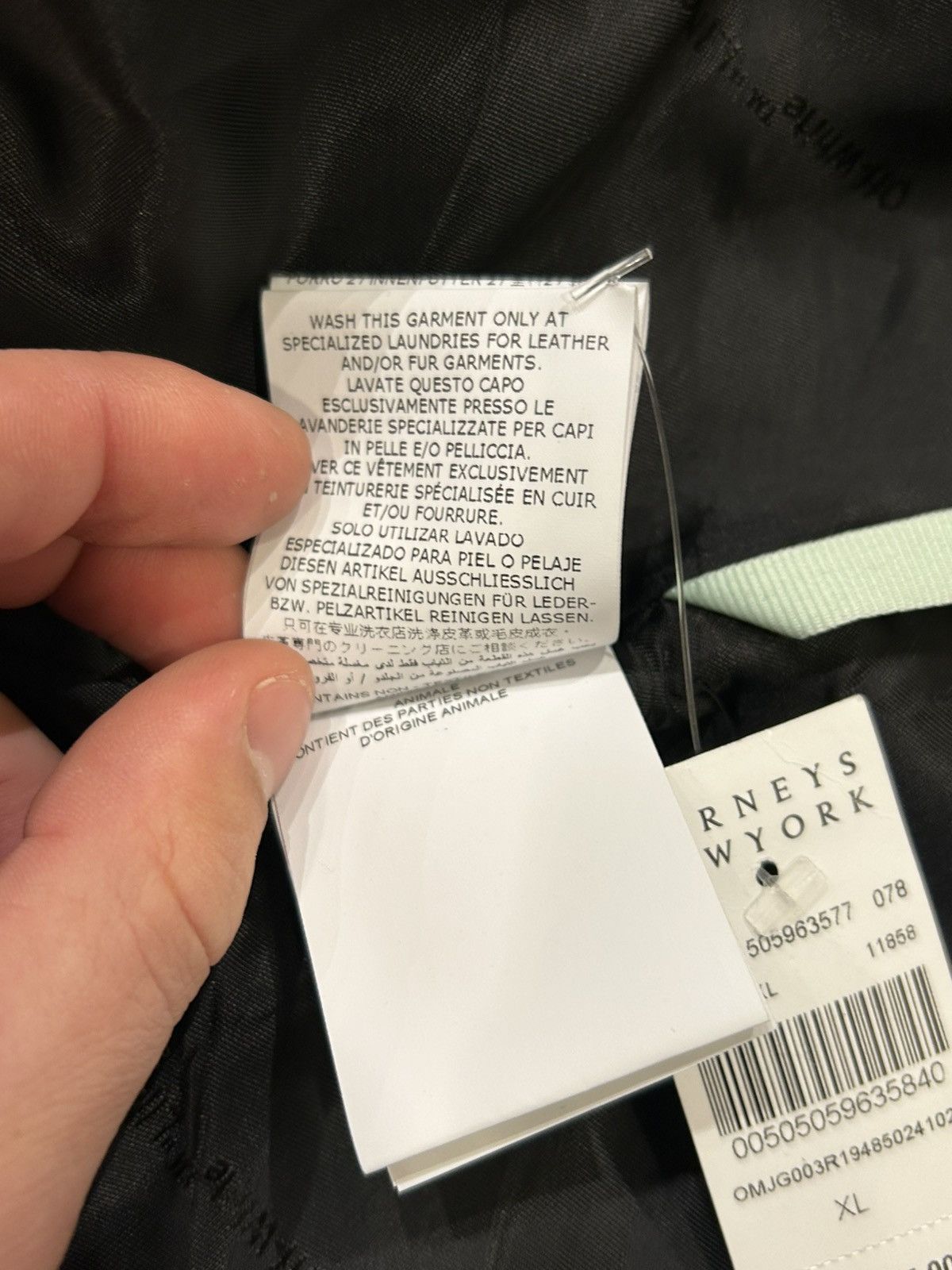 Off-White Off-White Leather Biker Jacket - Black Size US XL / EU 56 / 4 - 8 Thumbnail