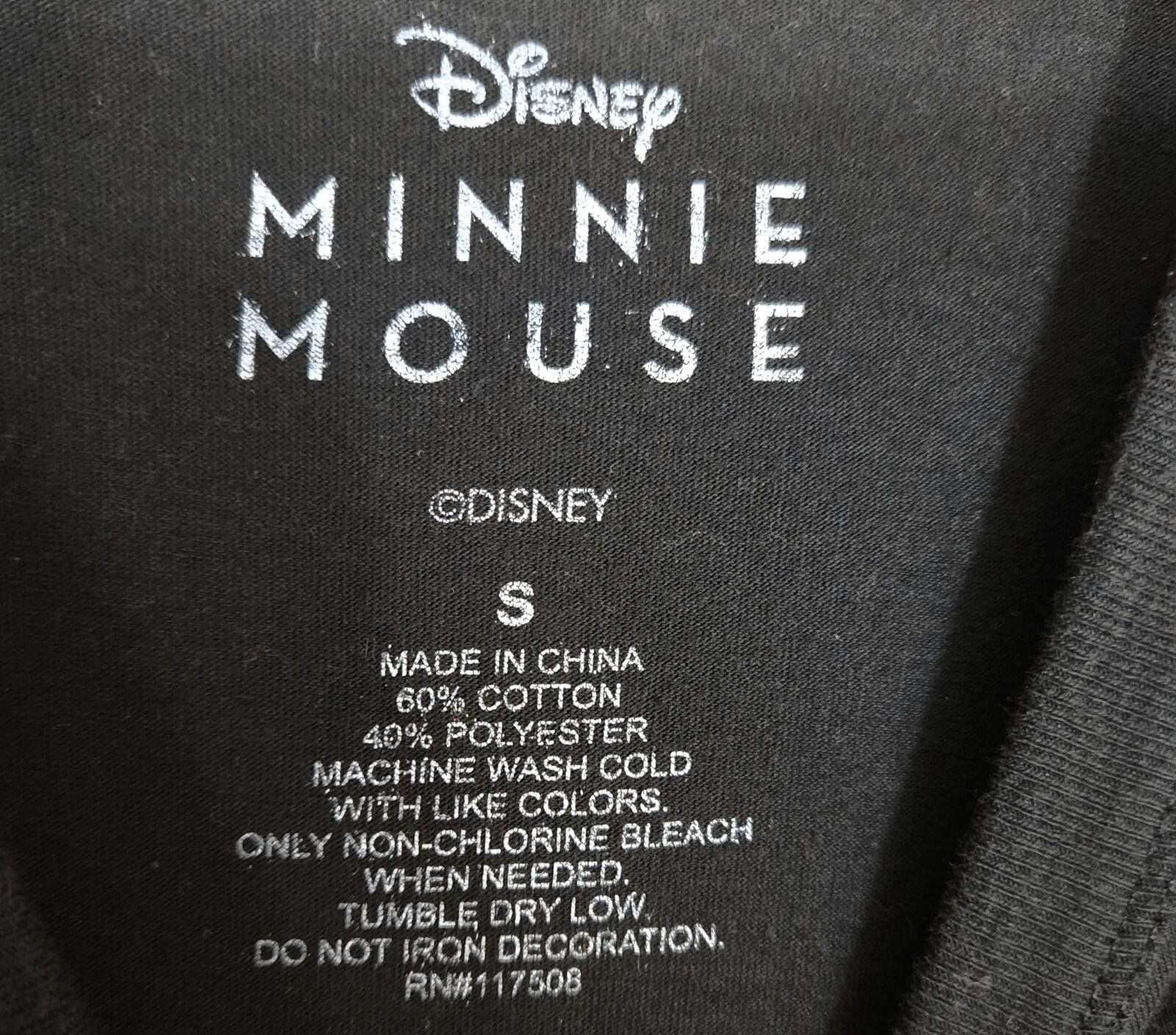 Disney Disney Minnie Mouse 28 Logo Women's Black Striped Sleeve S#7 Size S / US 4 / IT 40 - 2 Thumbnail