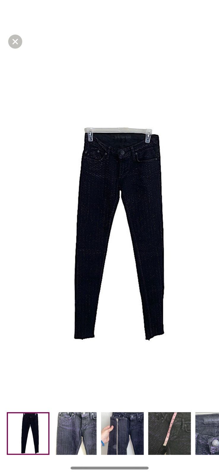 Rock & Republic Rock and republic snake print skinny jeans size 0 Size 25" / US 0 / IT 36 - 1 Thumbnail