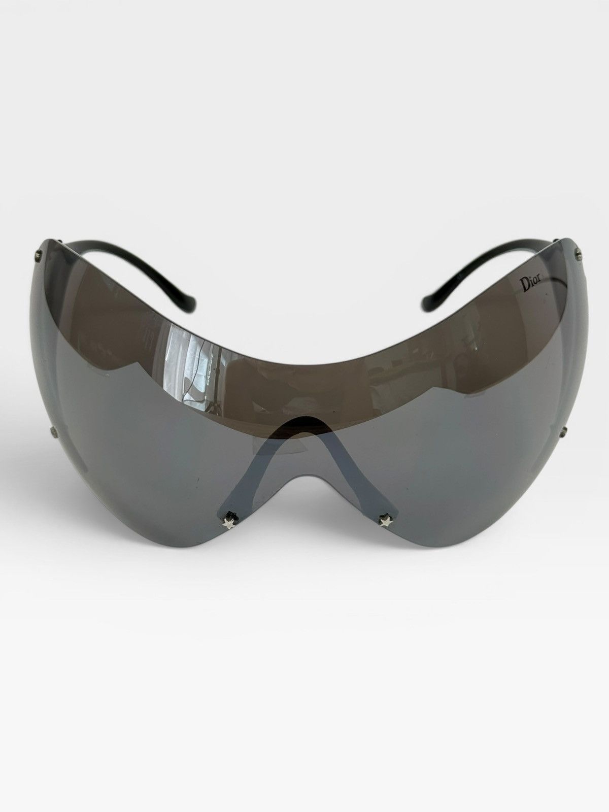 Dior ICONIC DIOR FACEMASK SUNGLASSES IN BLACK Size ONE SIZE - 2 Thumbnail