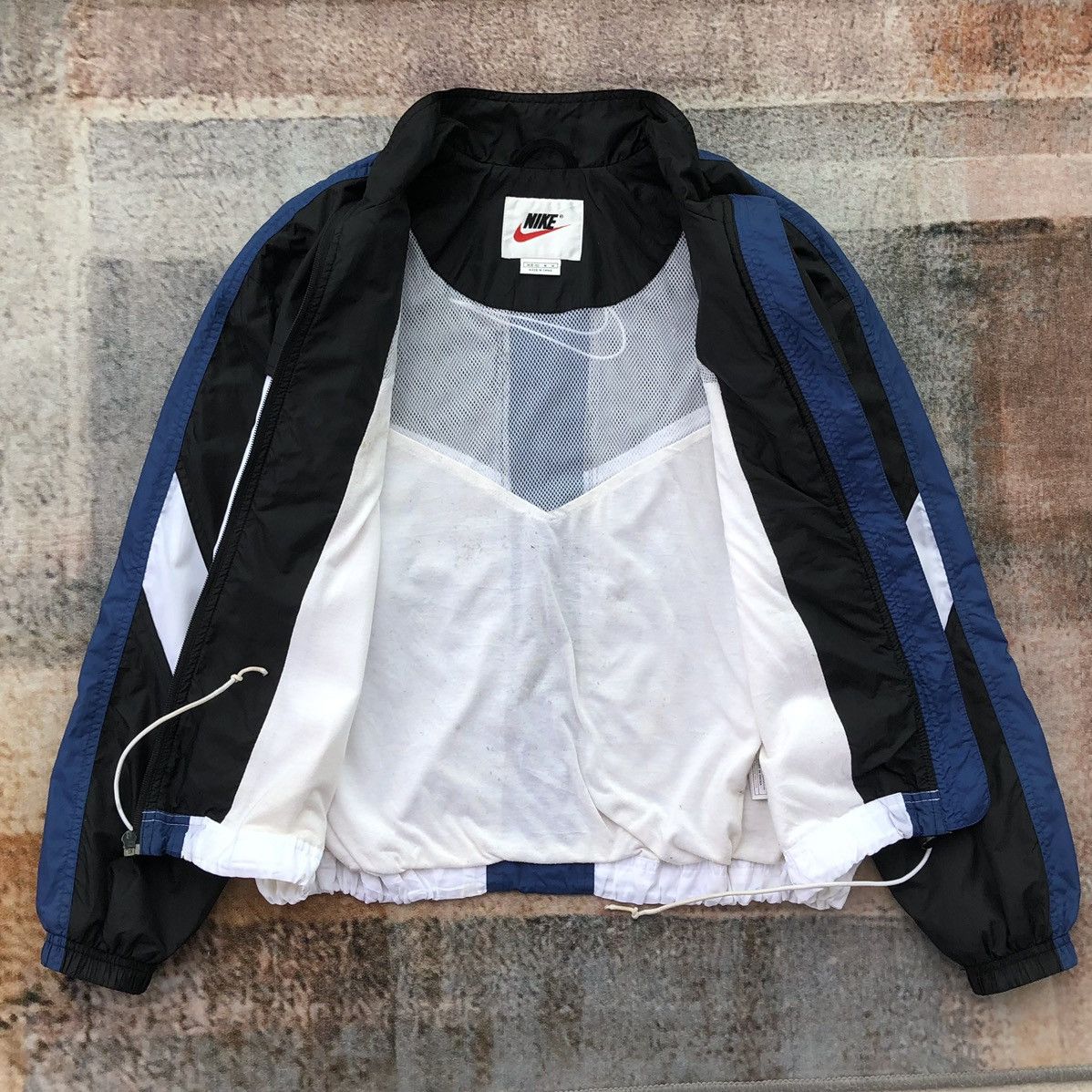 Nike Vintage 90s NIKE Swoosh Windbreaker Women Jacket Size M / US 6-8 / IT 42-44 - 6 Thumbnail