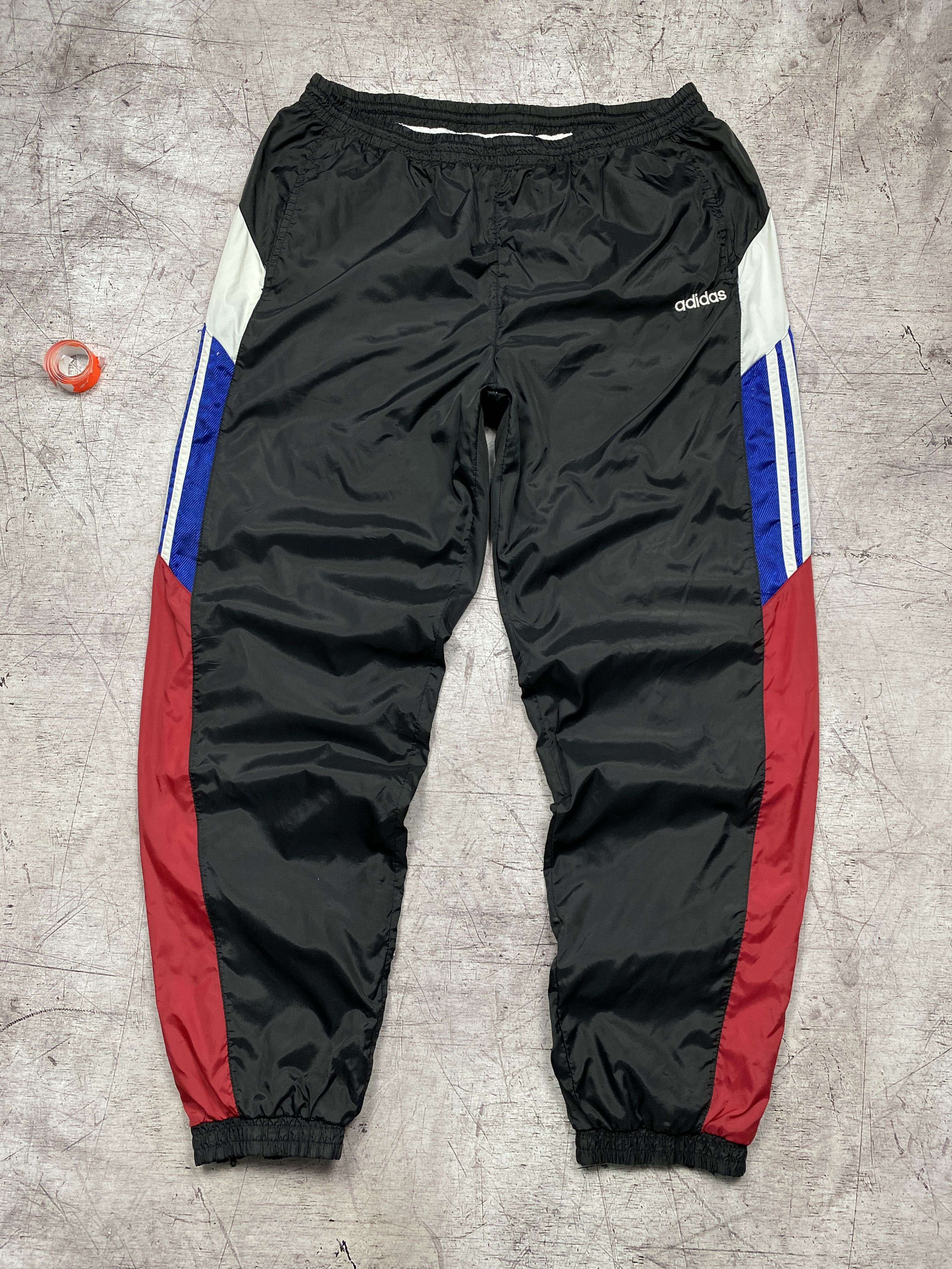 Adidas × Vintage Adidas Vintage Mens Nylon Parachute Track Pants Size US 36 / EU 52 - 1 Thumbnail