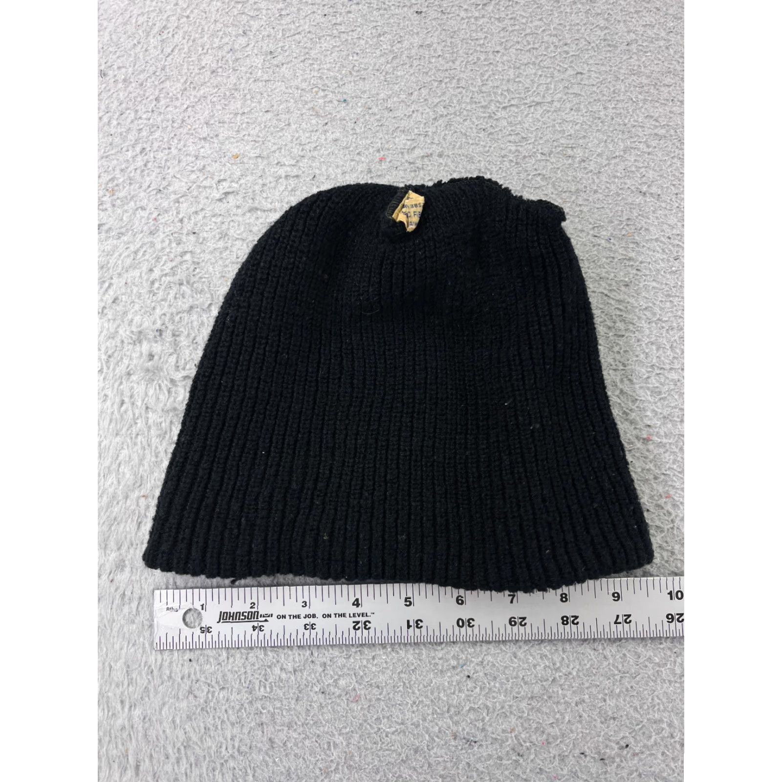 Doublet Stansales Beanie Toque Adult One Size Black Double Knitted 100% Acrylic Ski Size ONE SIZE - 5 Thumbnail