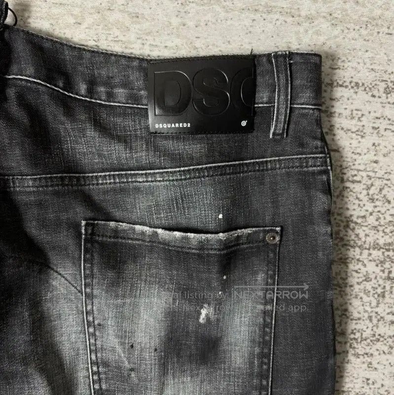 Dsquared2 DSQUARED2 Black Grey Casual Pants for Men . Size US 36 / EU 52 - 4 Thumbnail