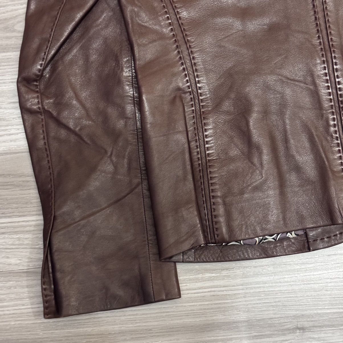 Gucci × Tom Ford Gucci leather jacket tomford Size XS / US 0-2 / IT 36-38 - 18 Thumbnail