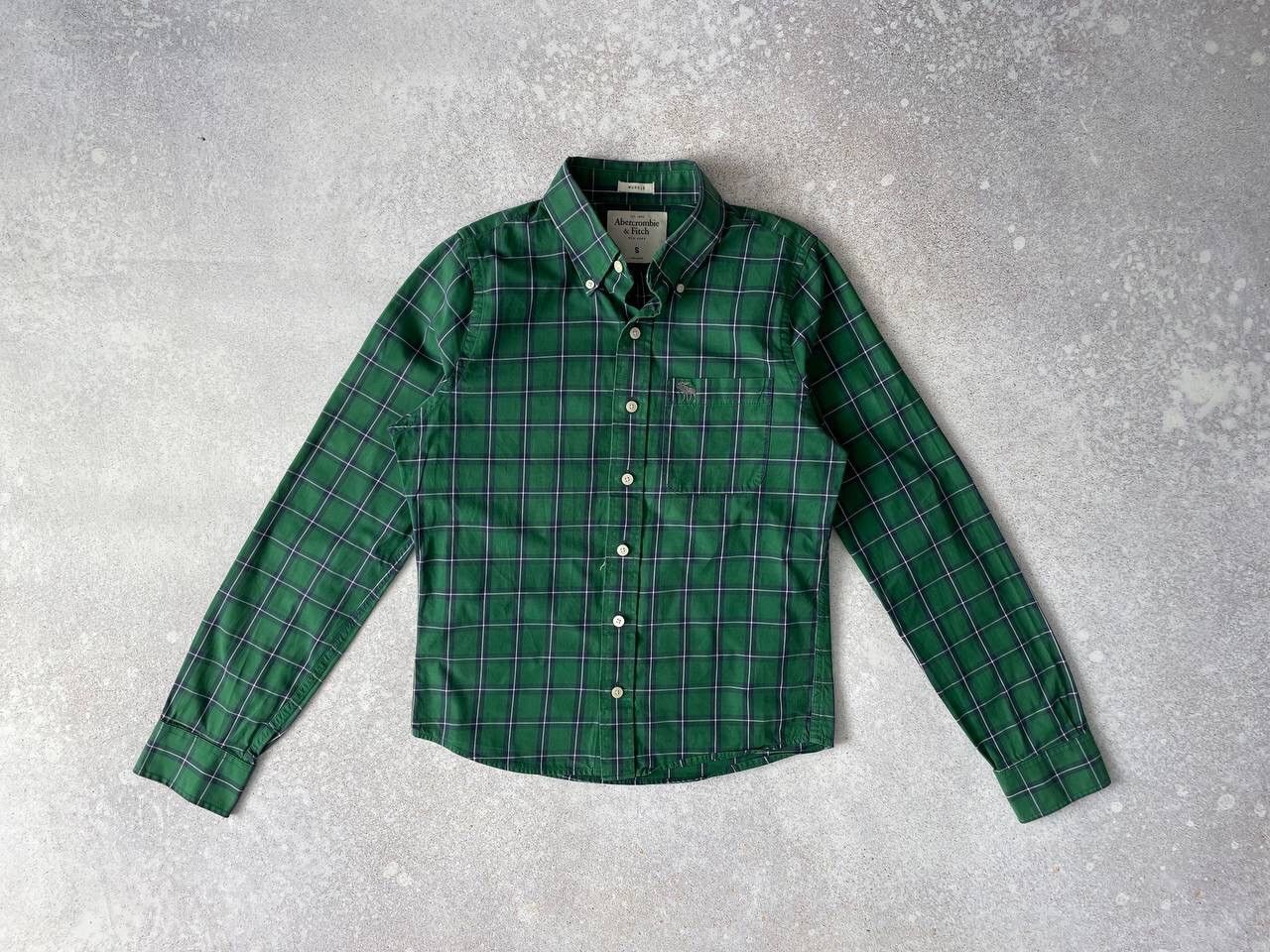 Abercrombie & Fitch × If Six Was Nine × Vintage Vintage Abercrombie & Fitch Luxury Shirts Patchwork Logo Y2K Size US S / EU 44-46 / 1 - 1 Thumbnail