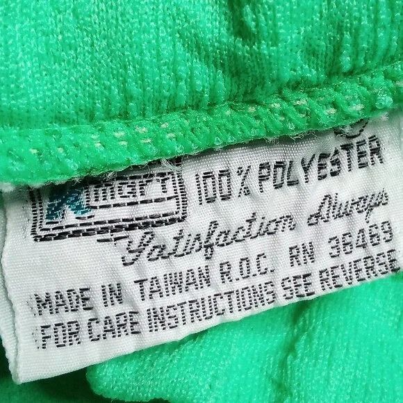 Other Vintage 60s K-Mart Neon Green Polyester Shorts Size 34" / US 12 / IT 48 - 5 Thumbnail