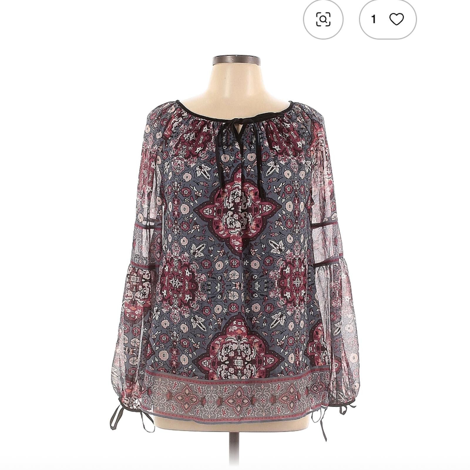 Other White House Black Market Size 12 Long Sleeve Blouse Size XL / US 12-14 / IT 48-50 - 1 Thumbnail