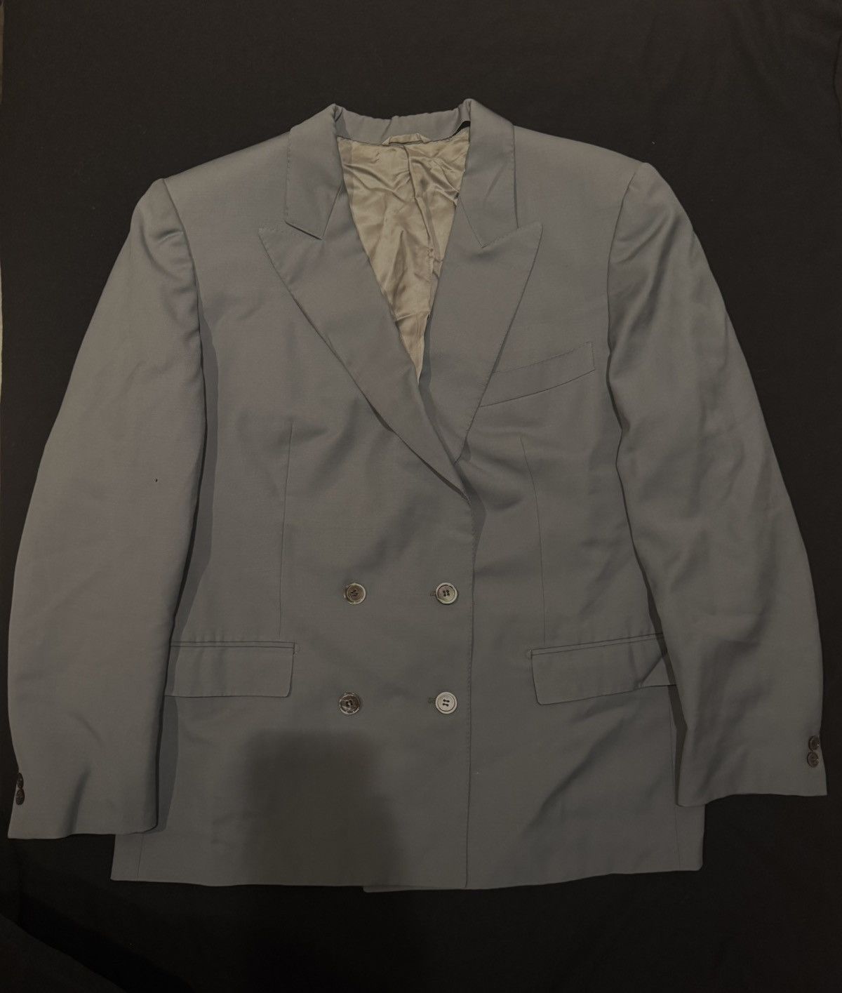 Burberry Vintage Burberrys Double Breasted Blazer Size US M / EU 48-50 / 2 - 2 Thumbnail