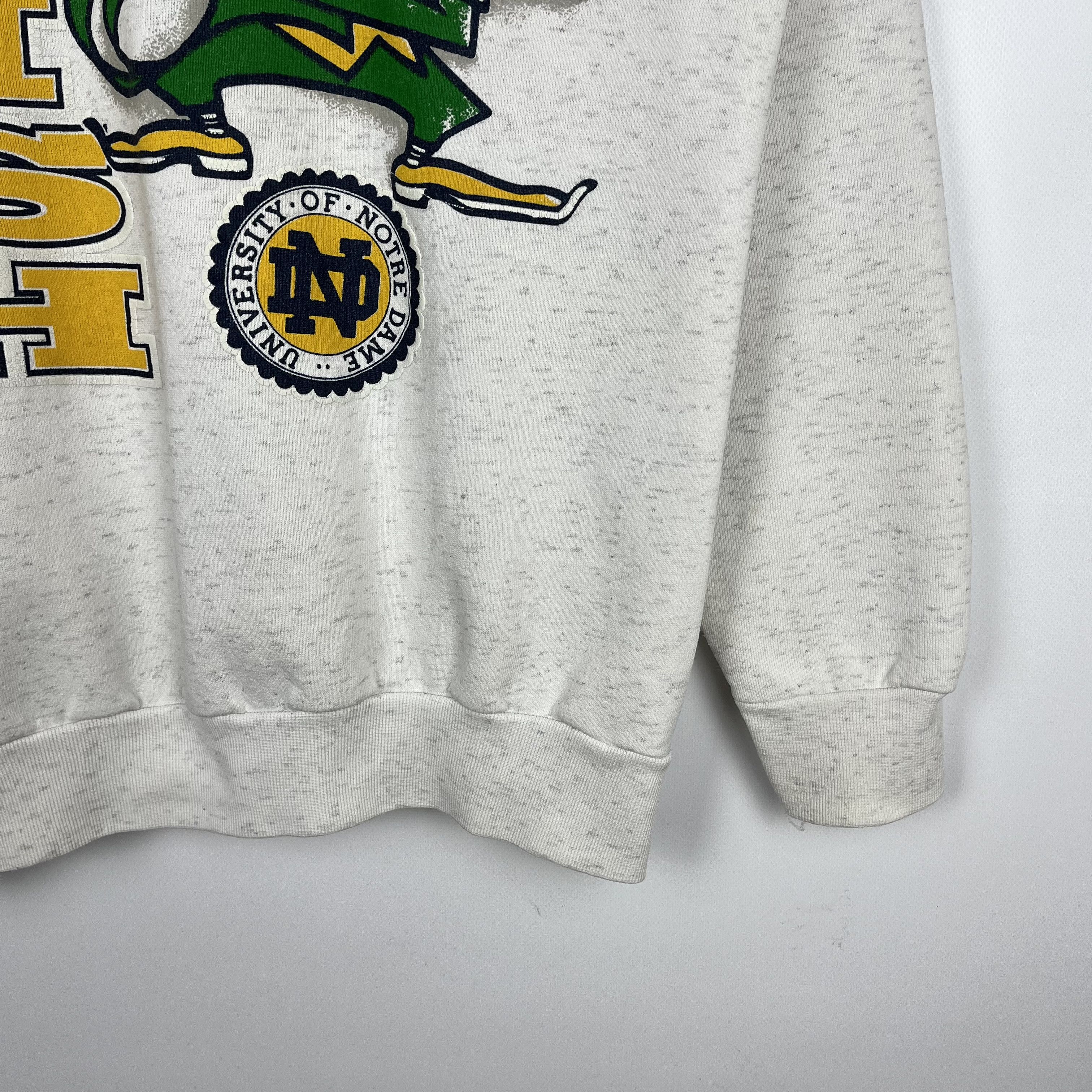 NCAA Vintage NCAA Notre Dame Fighting Irish Sweatshirt 1990’s Size US M / EU 48-50 / 2 - 3 Thumbnail